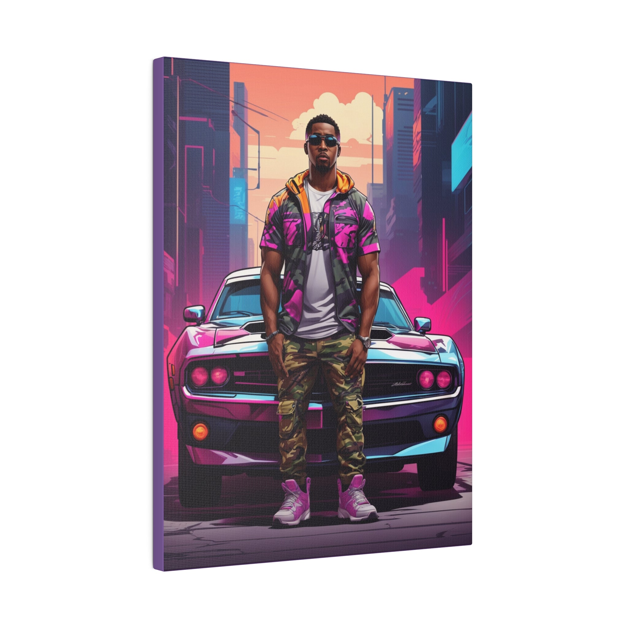 Cool Muscle Car Canvas
