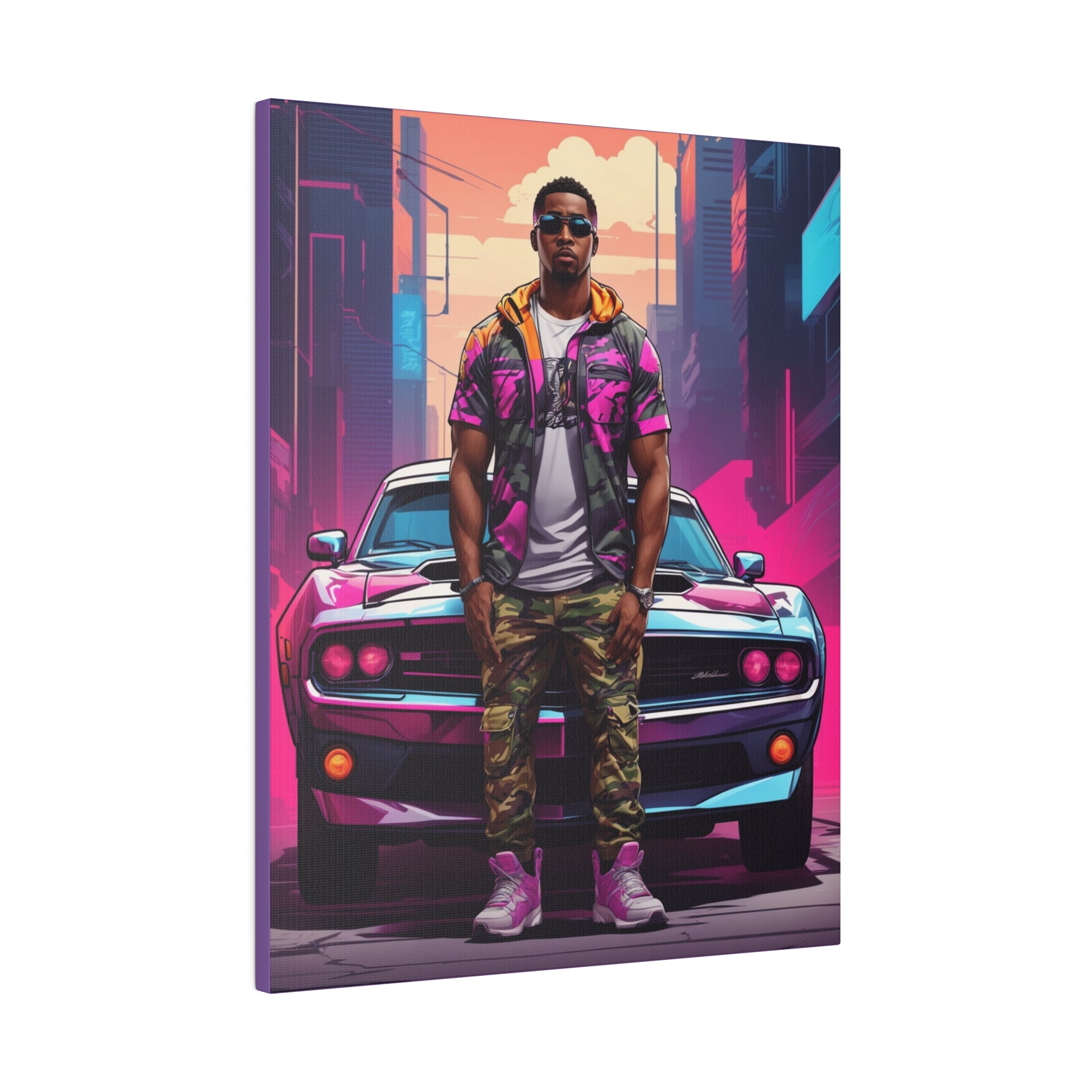 Cool Muscle Car Canvas