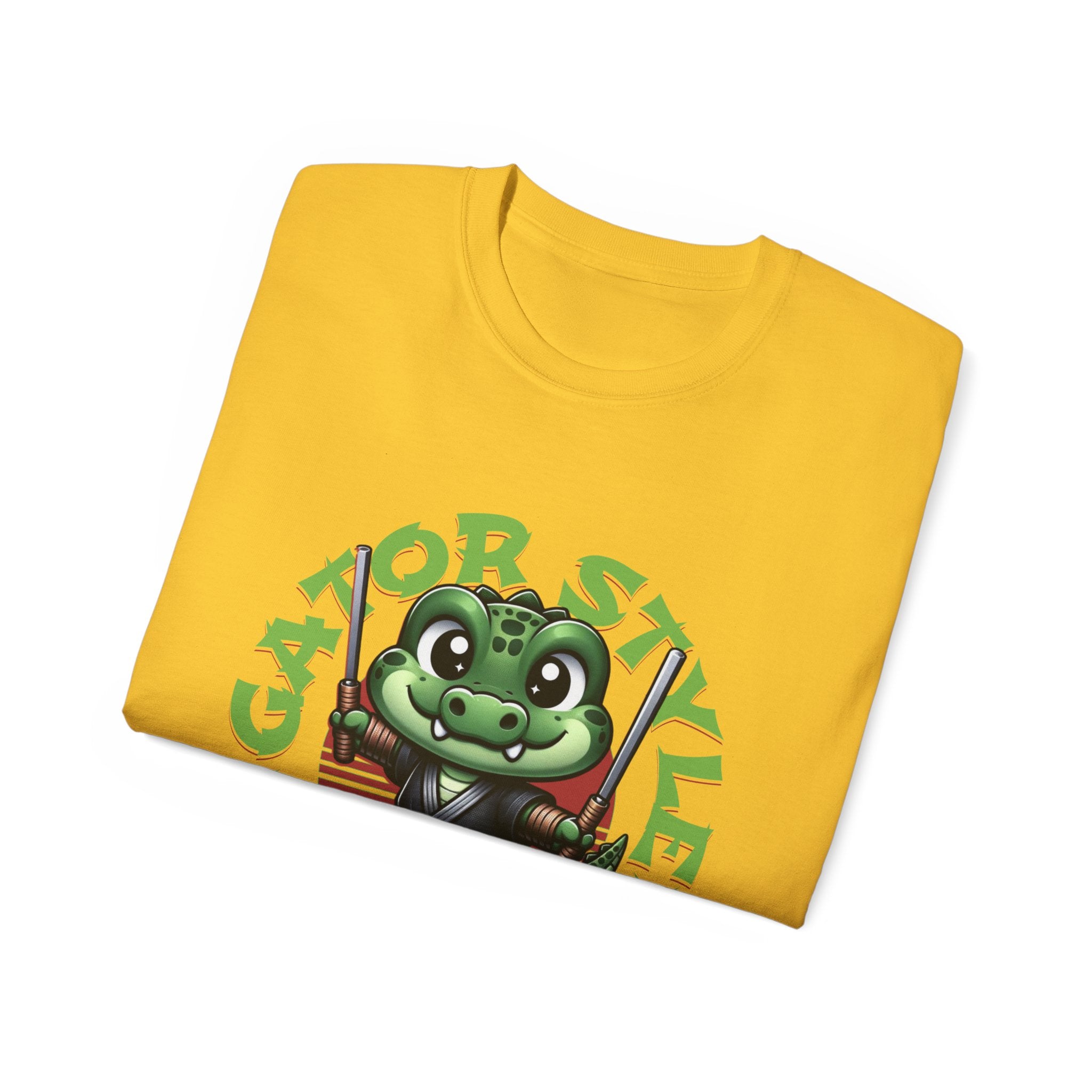Gator Style Unisex Ultra Cotton Tee - Fun & Unique T-Shirt for Kids & Adults, Perfect for Birthdays, Parties, and Everyday Wear
