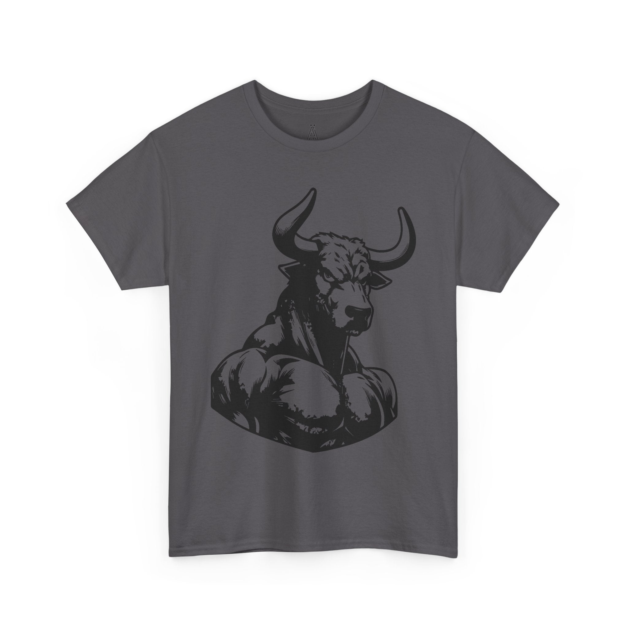 Unisex Heavy Cotton Tee - No Bullness Est 2025, Motivational Workout Shirt, Gym Apparel, Fitness Gift, Bull Design Tee