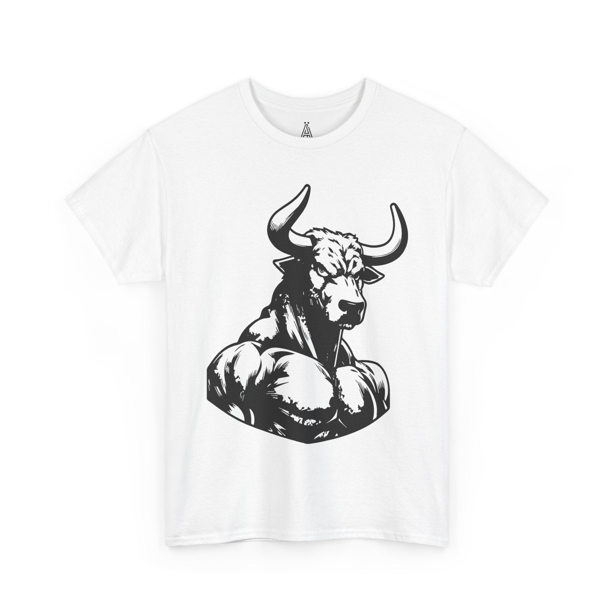 Unisex Heavy Cotton Tee - No Bullness Est 2025, Motivational Workout Shirt, Gym Apparel, Fitness Gift, Bull Design Tee