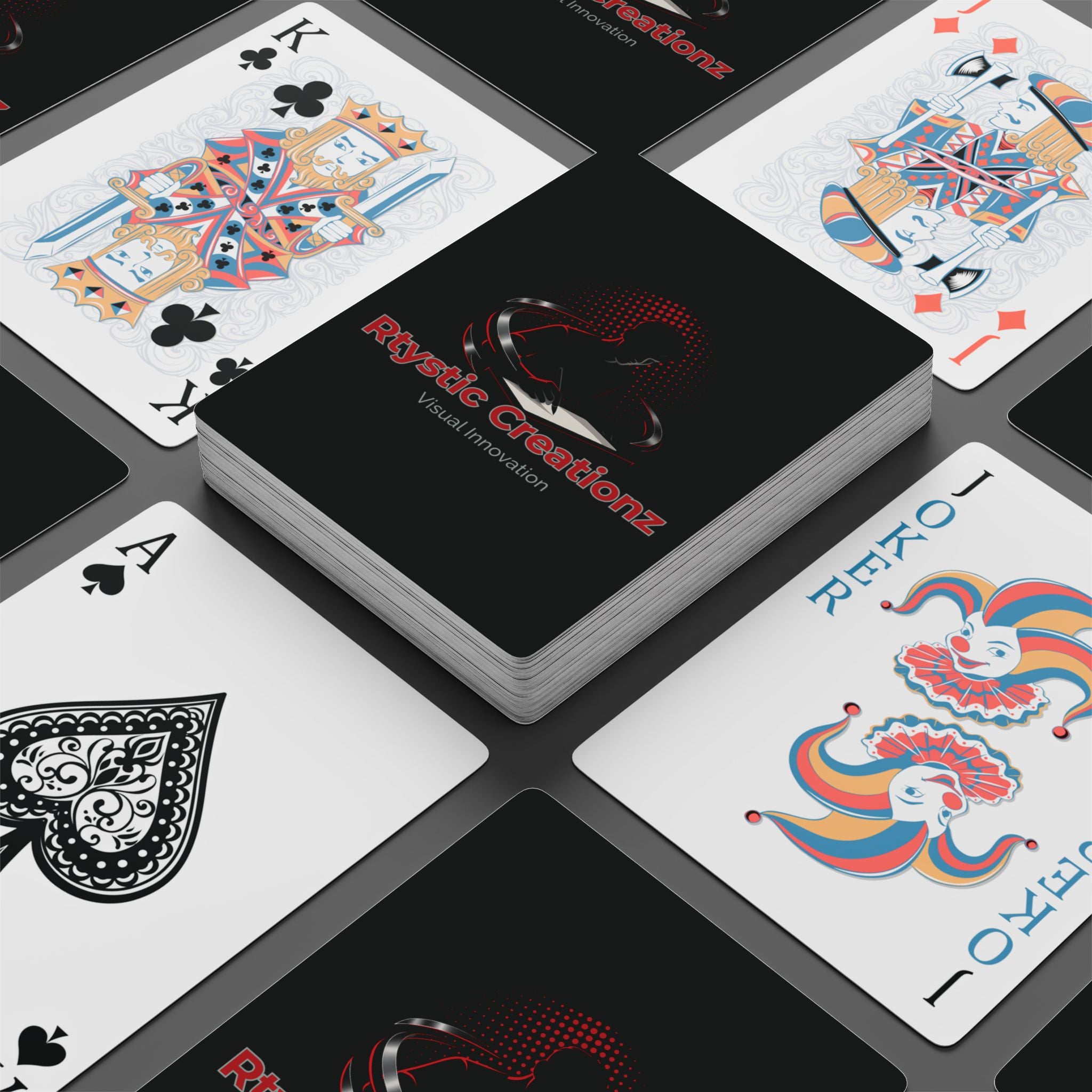 Custom Rtystic Creationz Playing Cards — Branded Poker Card Deck