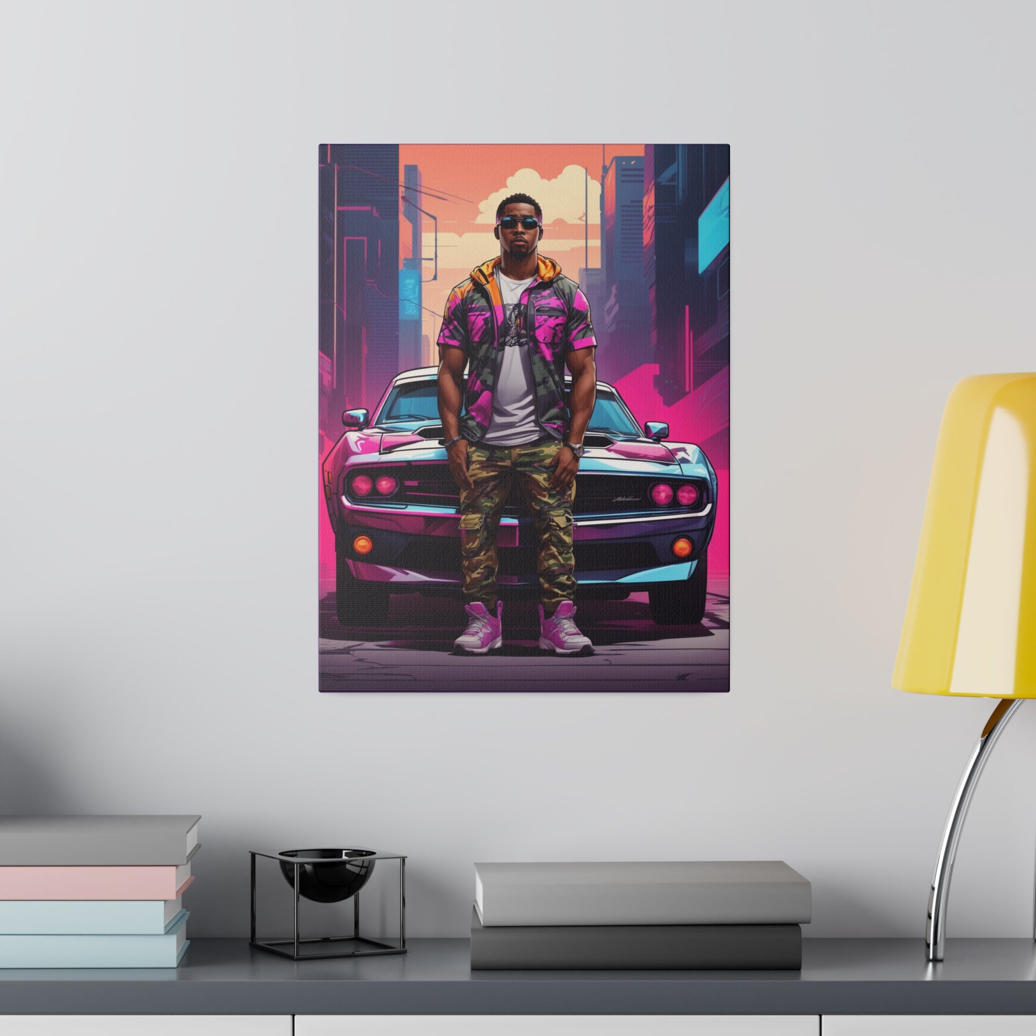 Cool Muscle Car Canvas