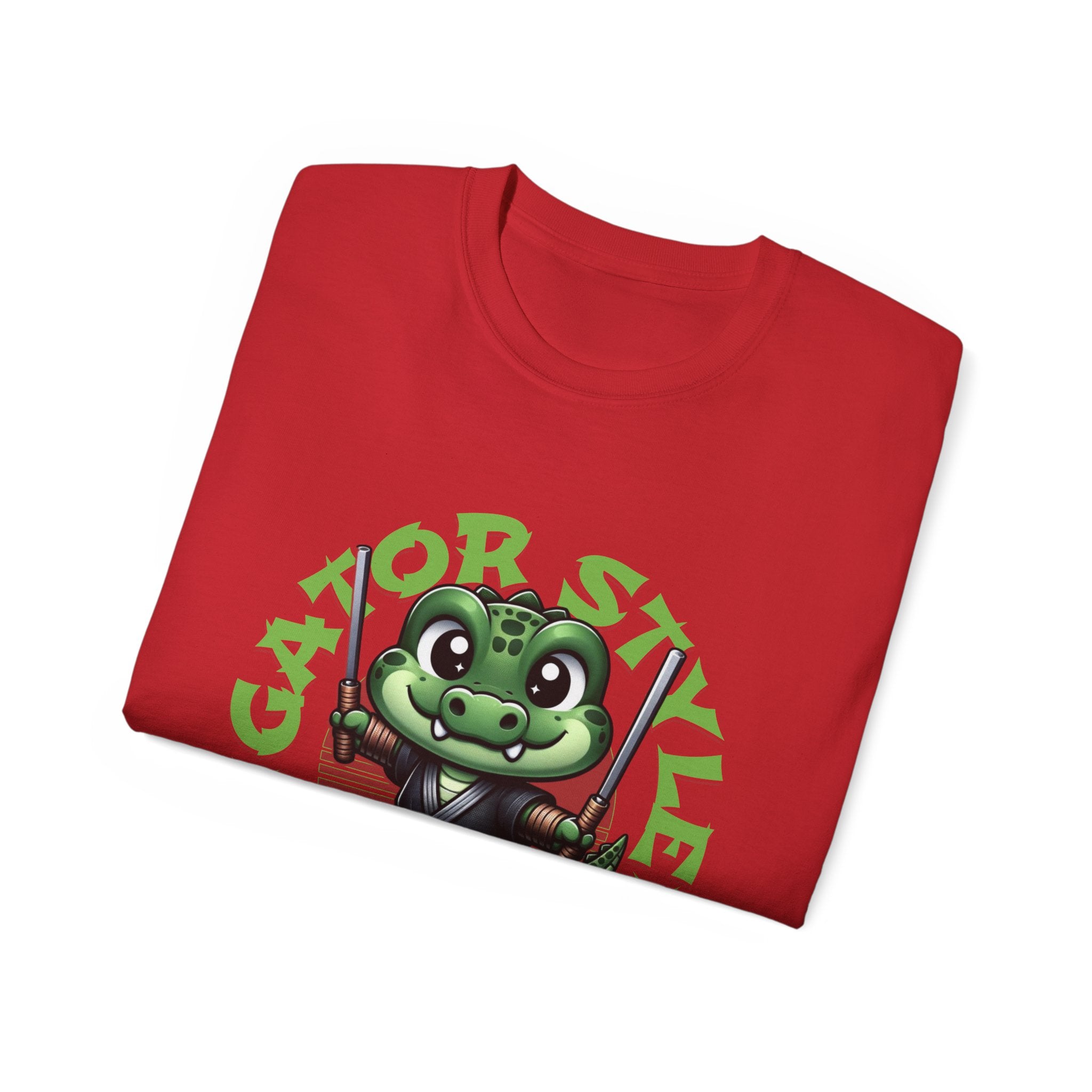 Gator Style Unisex Ultra Cotton Tee - Fun & Unique T-Shirt for Kids & Adults, Perfect for Birthdays, Parties, and Everyday Wear