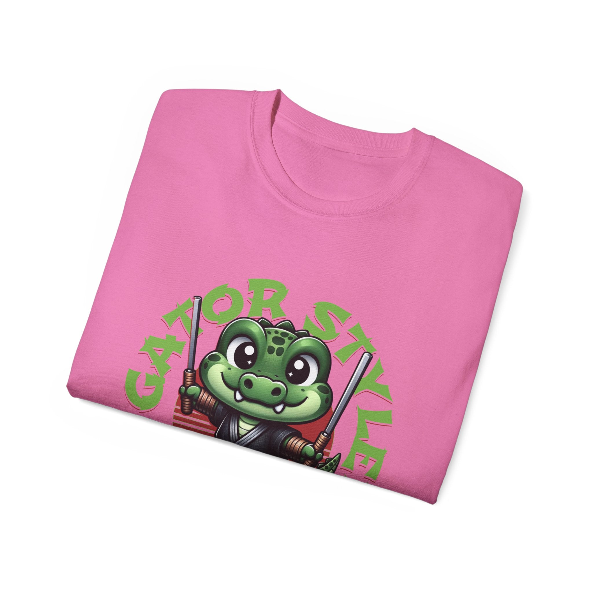Gator Style Unisex Ultra Cotton Tee - Fun & Unique T-Shirt for Kids & Adults, Perfect for Birthdays, Parties, and Everyday Wear