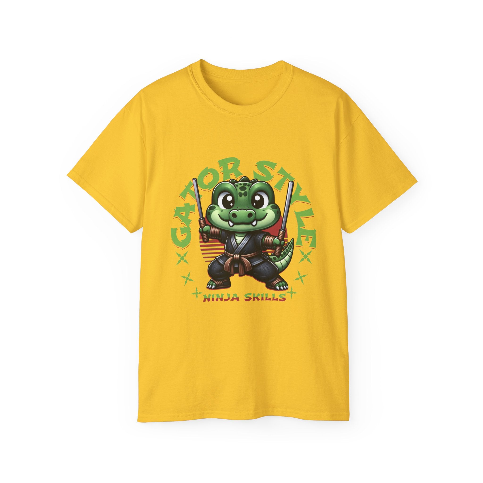 Gator Style Unisex Ultra Cotton Tee - Fun & Unique T-Shirt for Kids & Adults, Perfect for Birthdays, Parties, and Everyday Wear