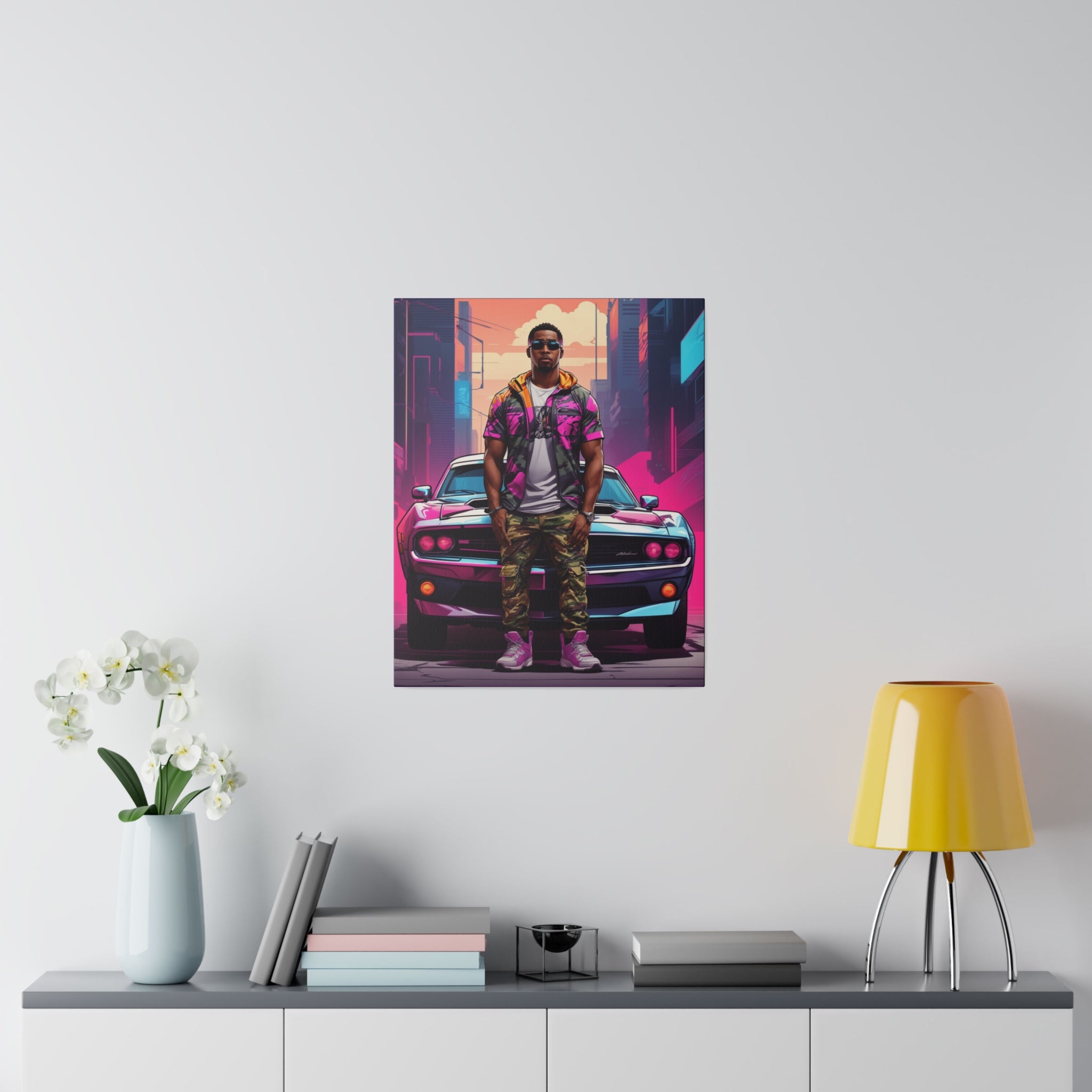 Cool Muscle Car Canvas