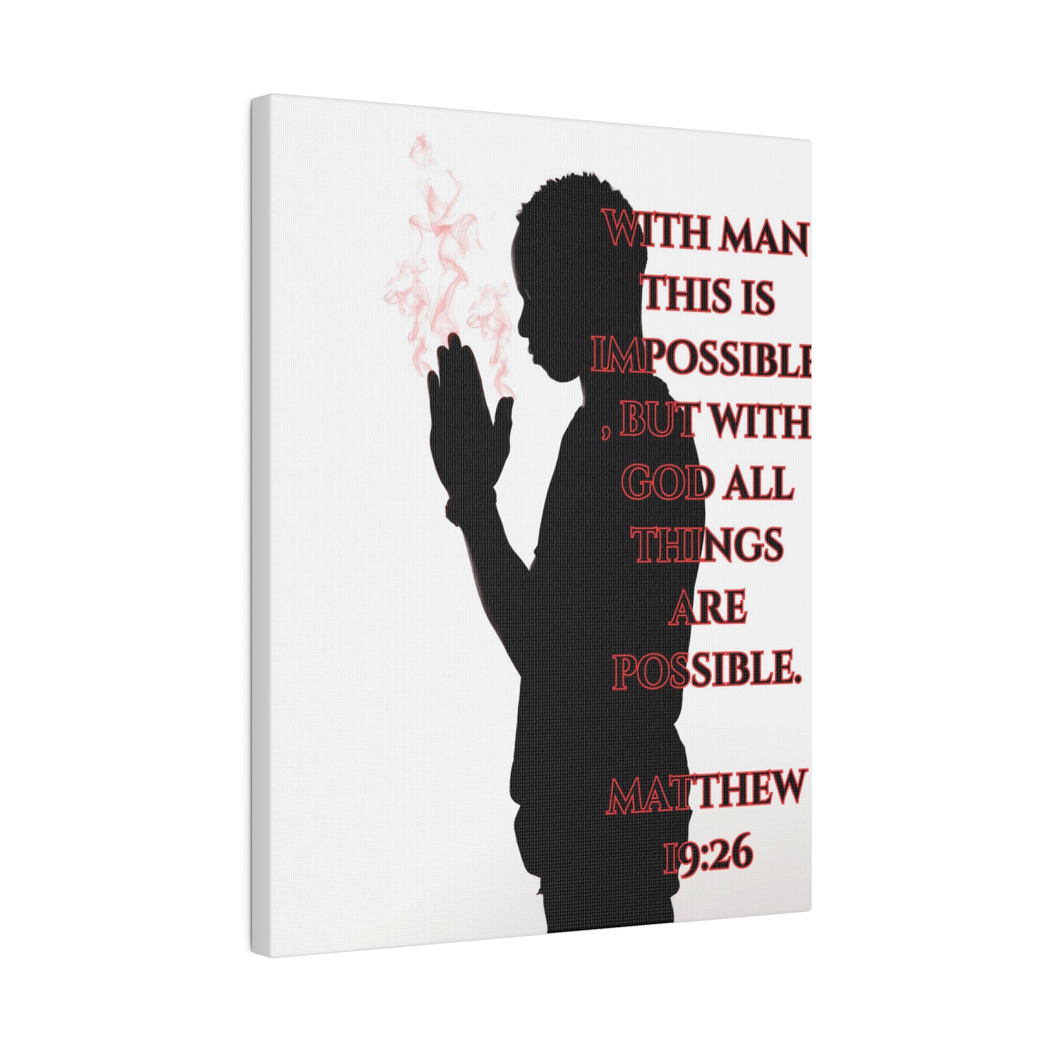 With God all things Canvas