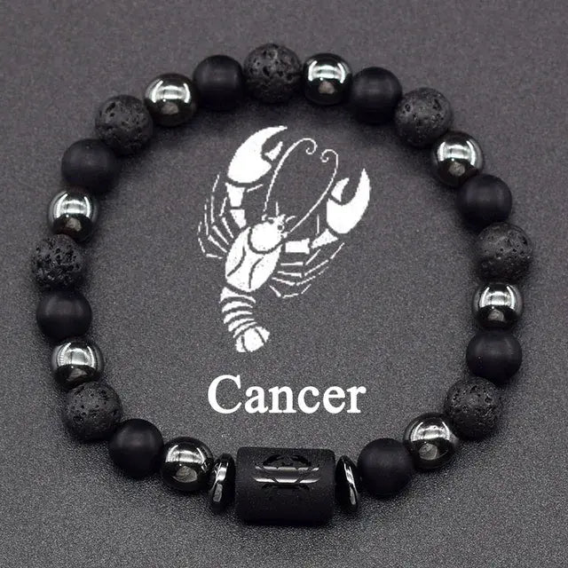 12 Constellation Zodiac Signs Bracelet