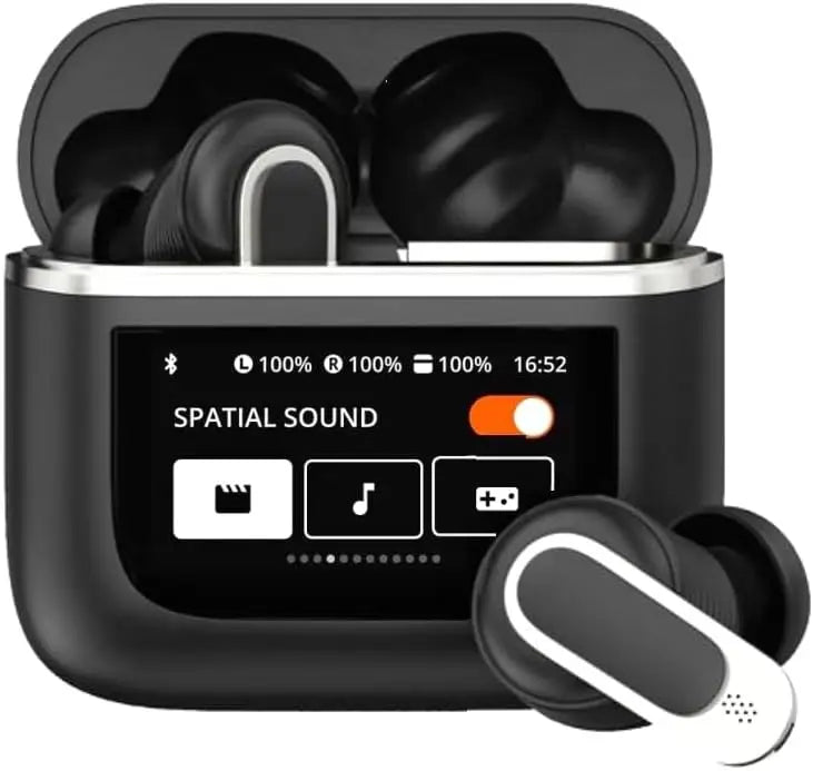 Original V8 Tour Pro Tws Earbuds Lcd Touch Screen ANC ENC Noise Cancellation in Ear Wireless Earphone BT 5.3 Headphone