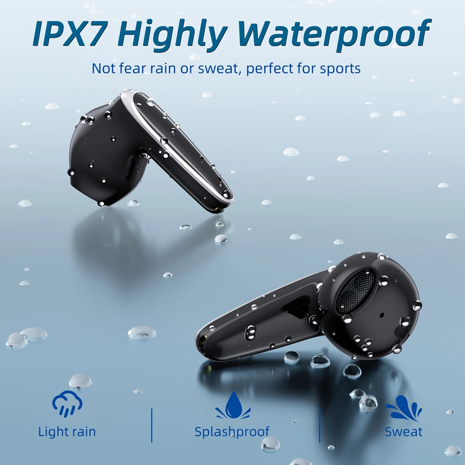 Wireless Gaming Headset BX19 Wireless Headset BT 5.3 in Ear Headset Non Noise Cancelling TWS Earbuds