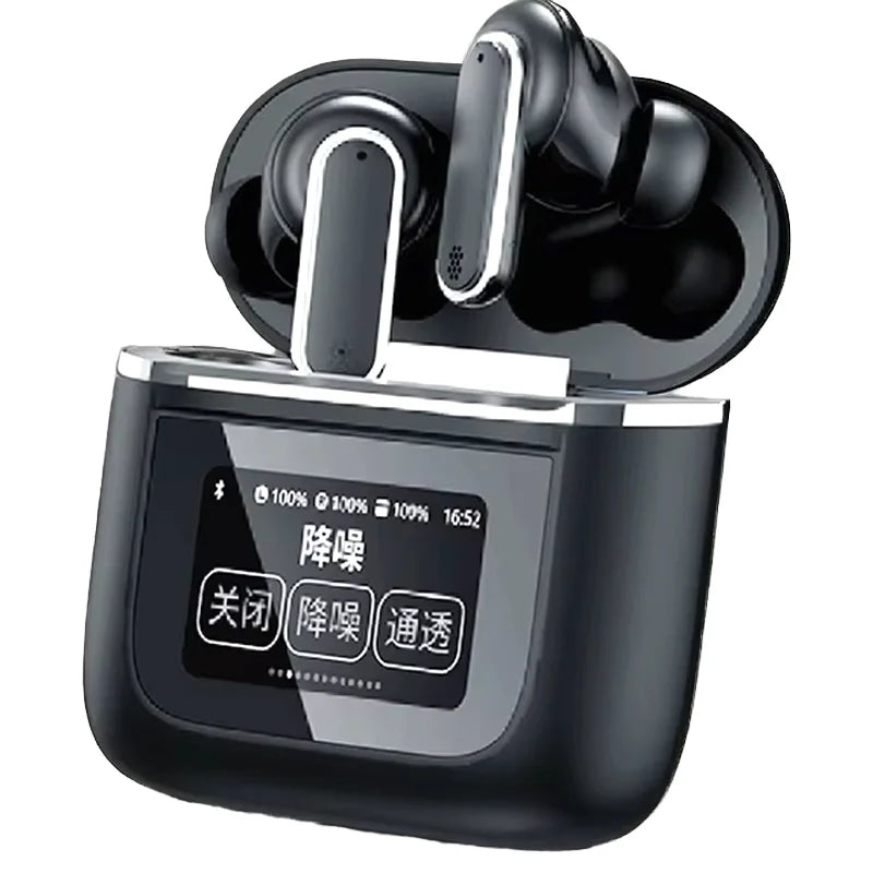 Original V8 Tour Pro Tws Earbuds Lcd Touch Screen ANC ENC Noise Cancellation in Ear Wireless Earphone BT 5.3 Headphone