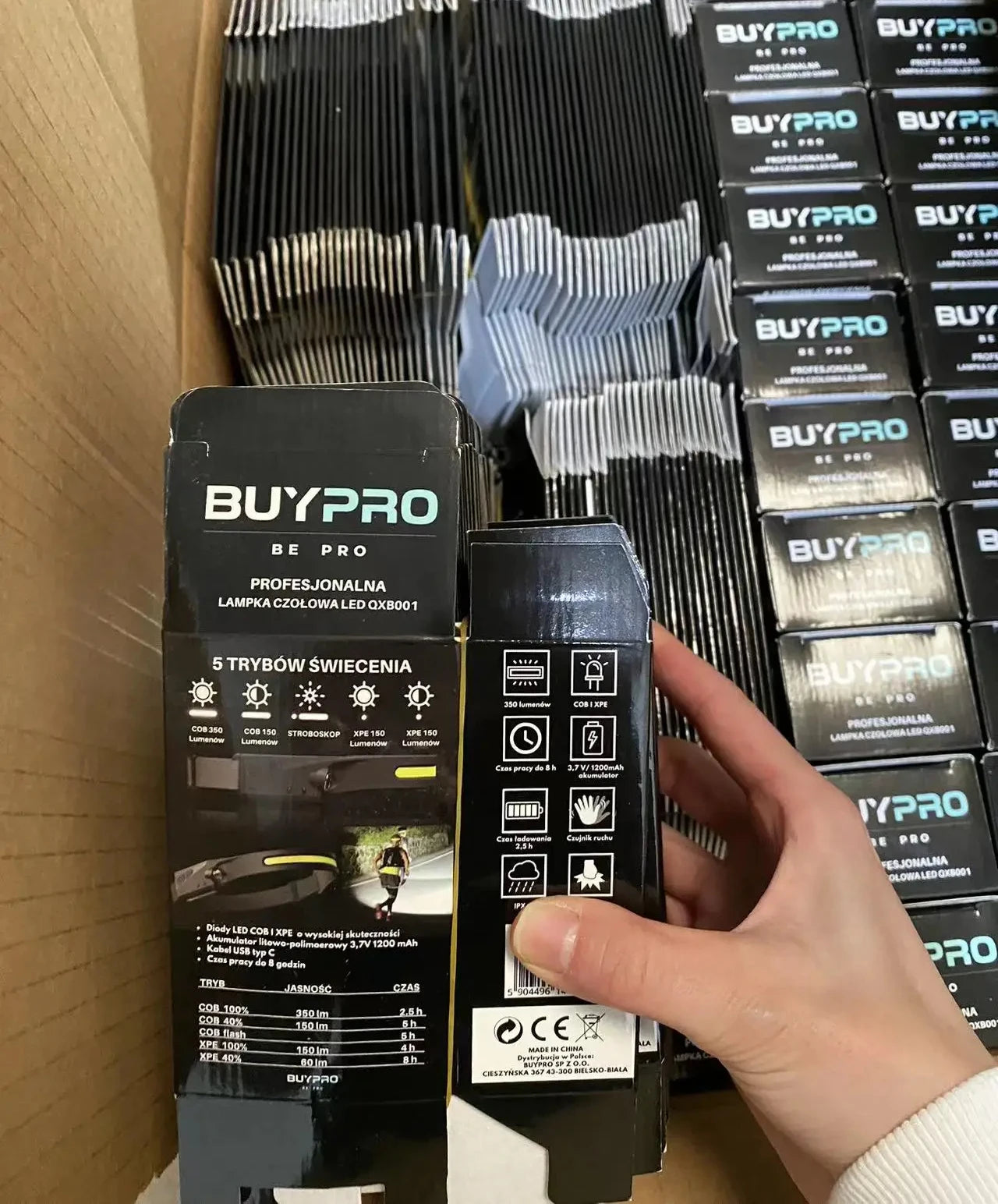 Pro Ear Hook Sports Touch Screen Custom Fit Wireless Earbuds V5.4 ENC IPX-6 Type-C 10-15h Battery