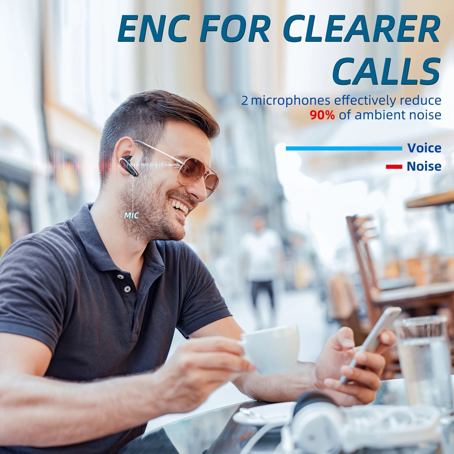 Wireless Gaming Headset BX19 Wireless Headset BT 5.3 in Ear Headset Non Noise Cancelling TWS Earbuds