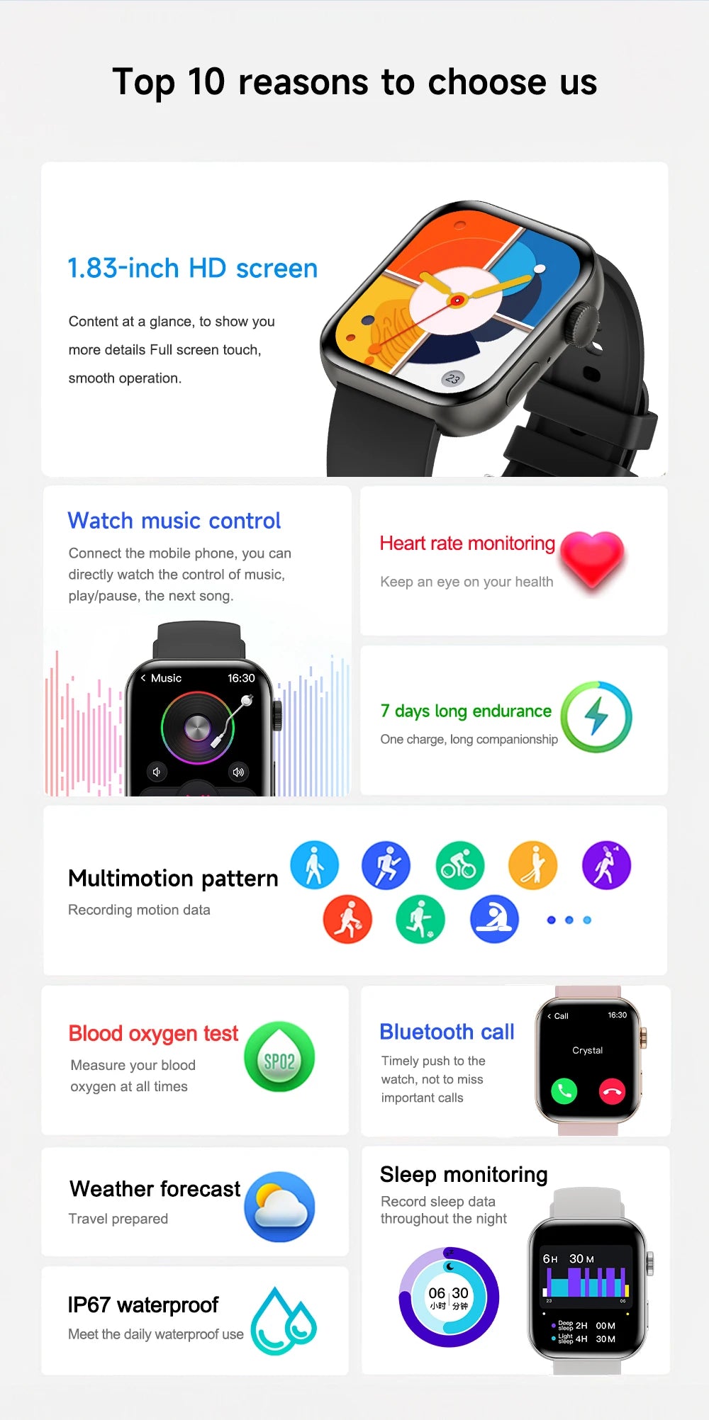 NEW For IOS Watch Series 11 Smart Watch GPS Trajectory Heart Rate Clock HD Bluetooth Call Sport Waterproof Watch Global Version