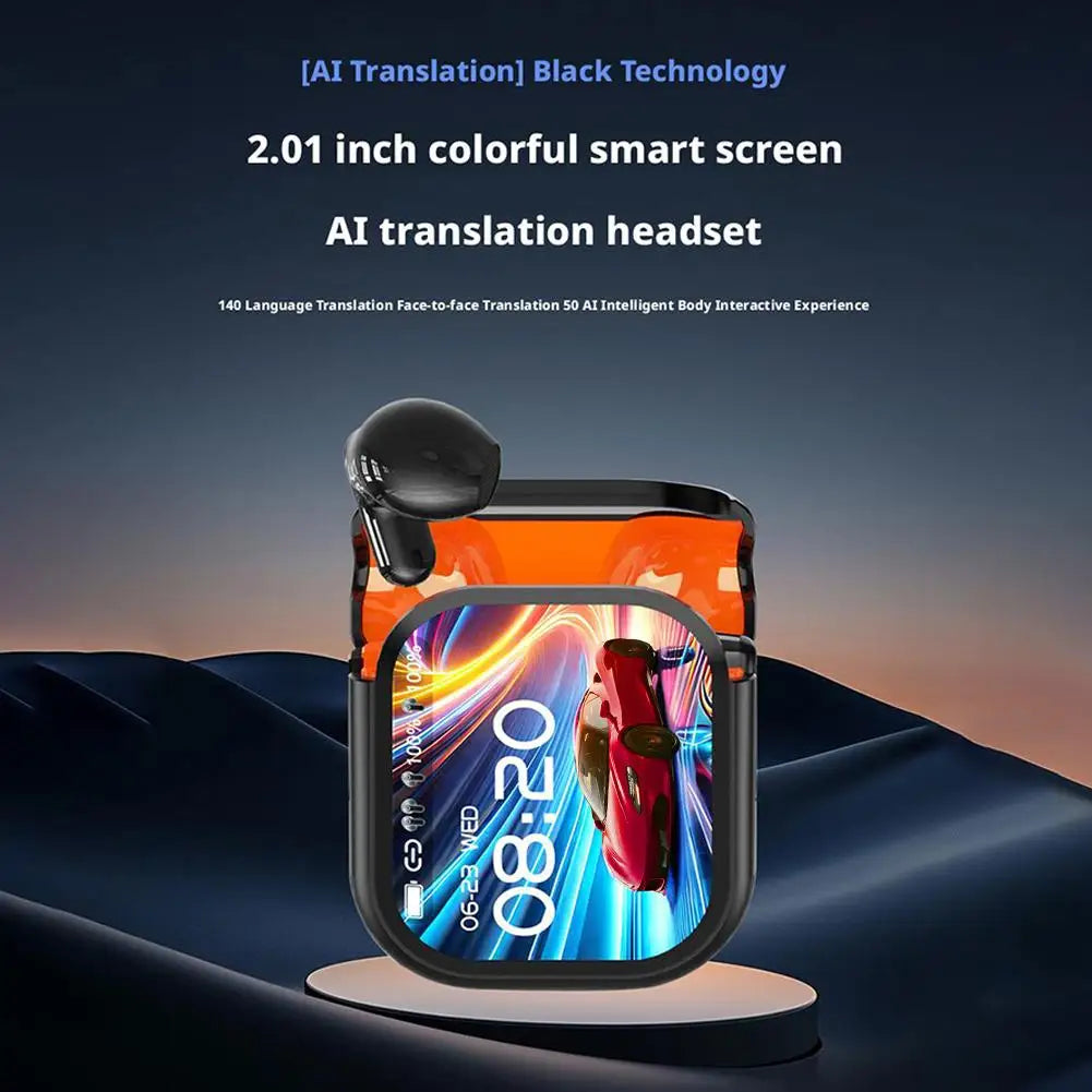 2025 NEW Bluetooth V6.0 Earphones TWS Sports Wireless Headphones AI Translator Earbuds In-Ear Noise Reduction Headsets With Mic