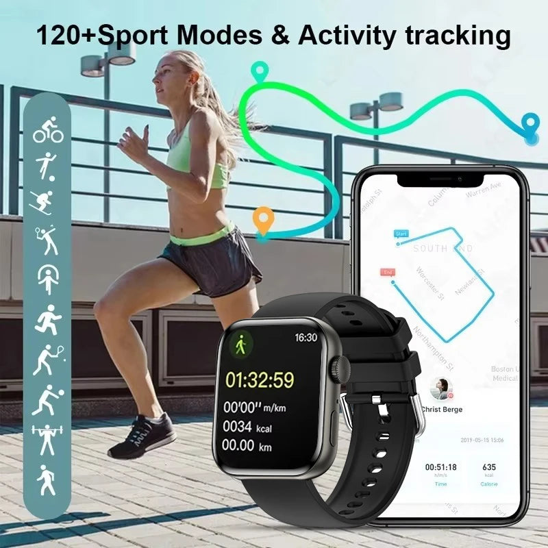 NEW For IOS Watch Series 11 Smart Watch GPS Trajectory Heart Rate Clock HD Bluetooth Call Sport Waterproof Watch Global Version