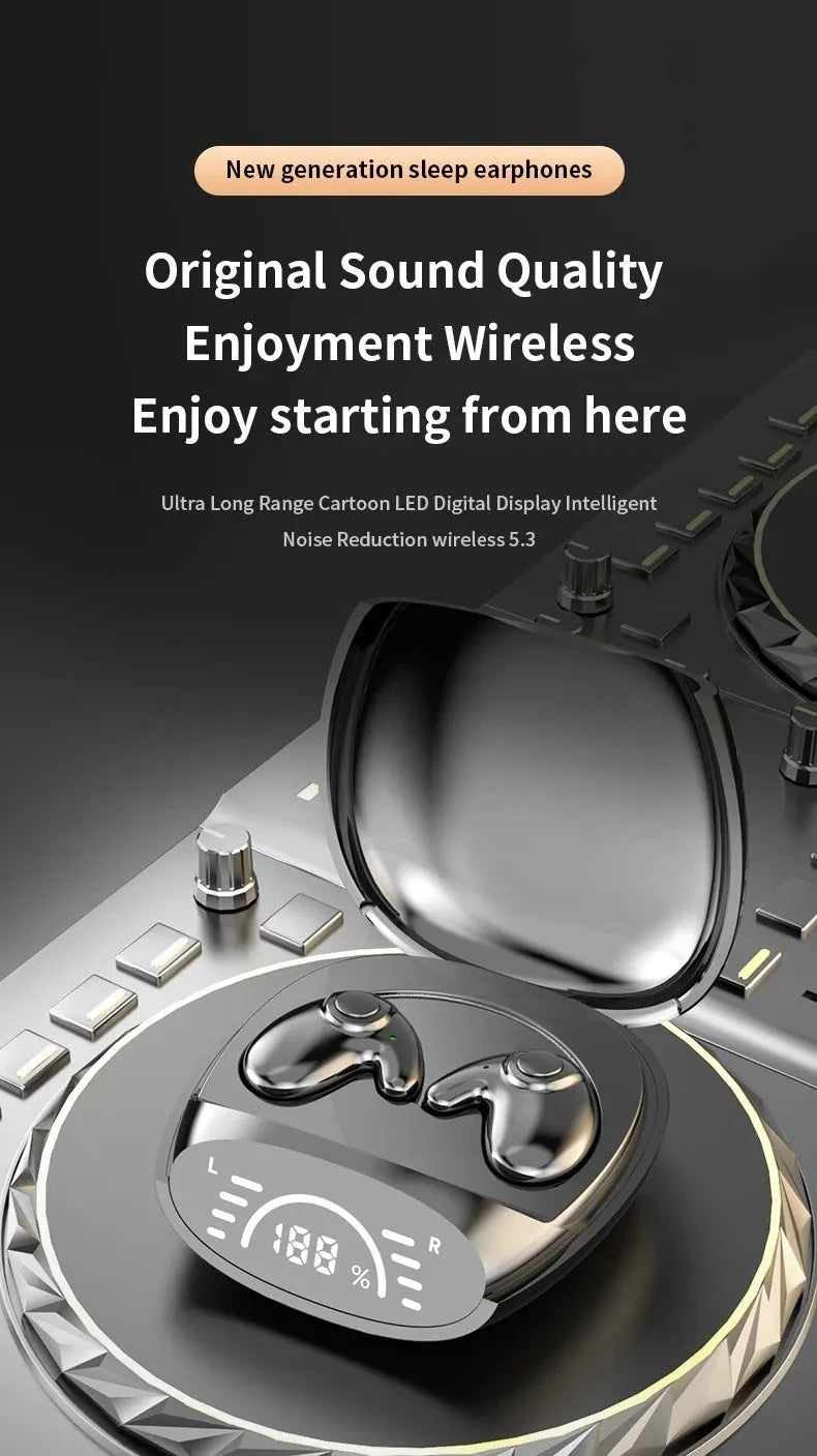 Xiaomi MIJIA Sleep Invisible Headset Noise Cancelling Wireless Headsets Waterproof Sports Stereo With Mic Bluetooth Earohone