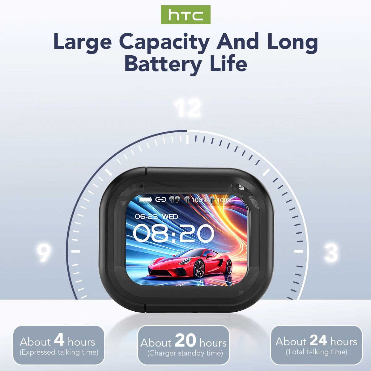 New Bluetooth 6.0 Wireless Headphones Translation Earphones IPX4 Waterproof Rating Long Battery Life