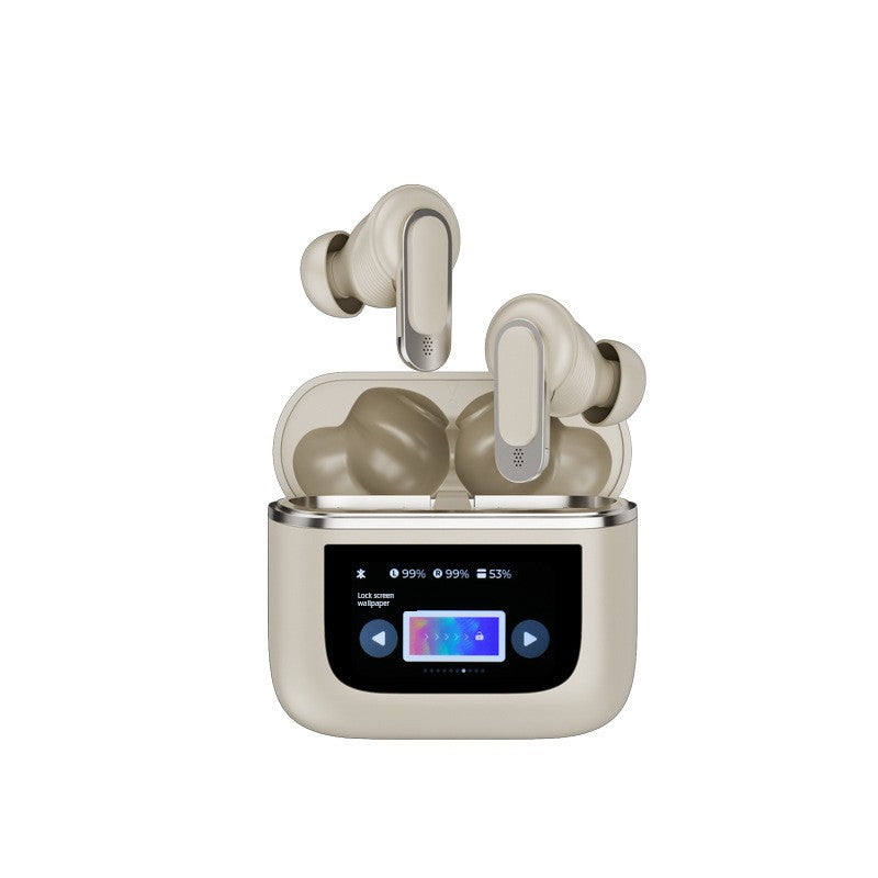 Smart Touch Screen Wireless Bluetooth Headset In-Ear Sports Business High Sound Quality Active Noise Reduction Long Battery Life