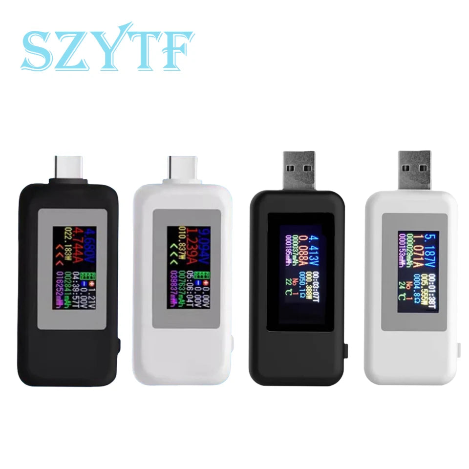 TYPE-C / USB Tester DC Digital Voltmeter Amperimetro Current Voltage Meter Amp Volt Ammeter Detector Power Bank Charger