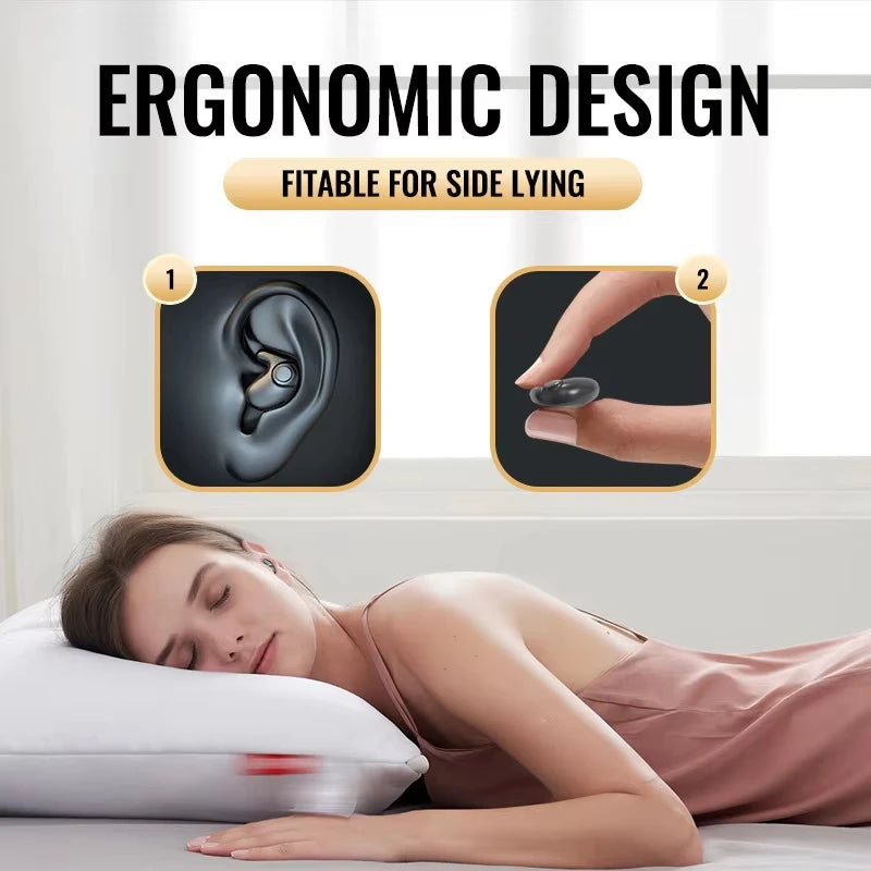 Xiaomi MIJIA Sleep Invisible Headset Noise Cancelling Wireless Headsets Waterproof Sports Stereo With Mic Bluetooth Earohone