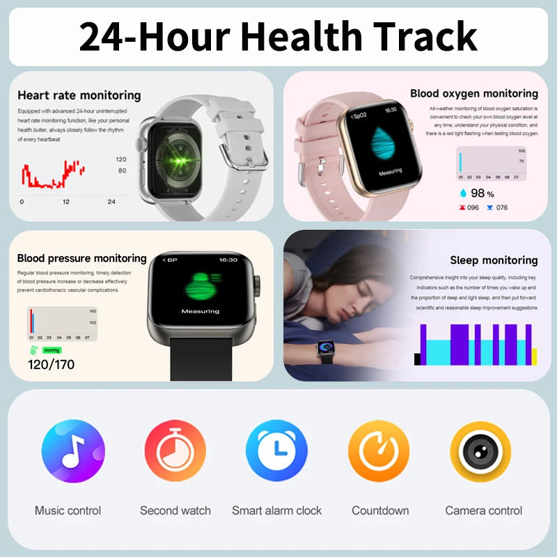 NEW For IOS Watch Series 11 Smart Watch GPS Trajectory Heart Rate Clock HD Bluetooth Call Sport Waterproof Watch Global Version