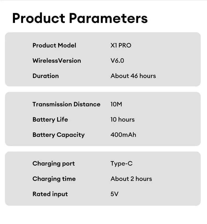 AI LCD Touch Screen Shock Bass Headsets HIFI Sound Wireless Bluetooth Headphones ANC Noise Reduction Gamer Earphones With HD Mic