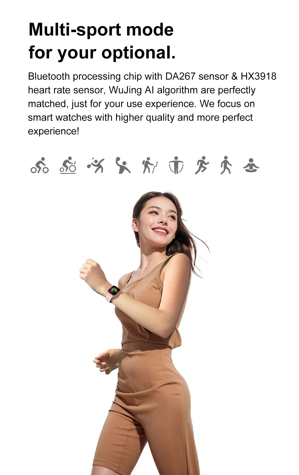 32GB Memory HD AMOLED Smart Watch with NFC Compass Bluetooth Call Waterproof for Men And Women Fitness Tracker with Music Control