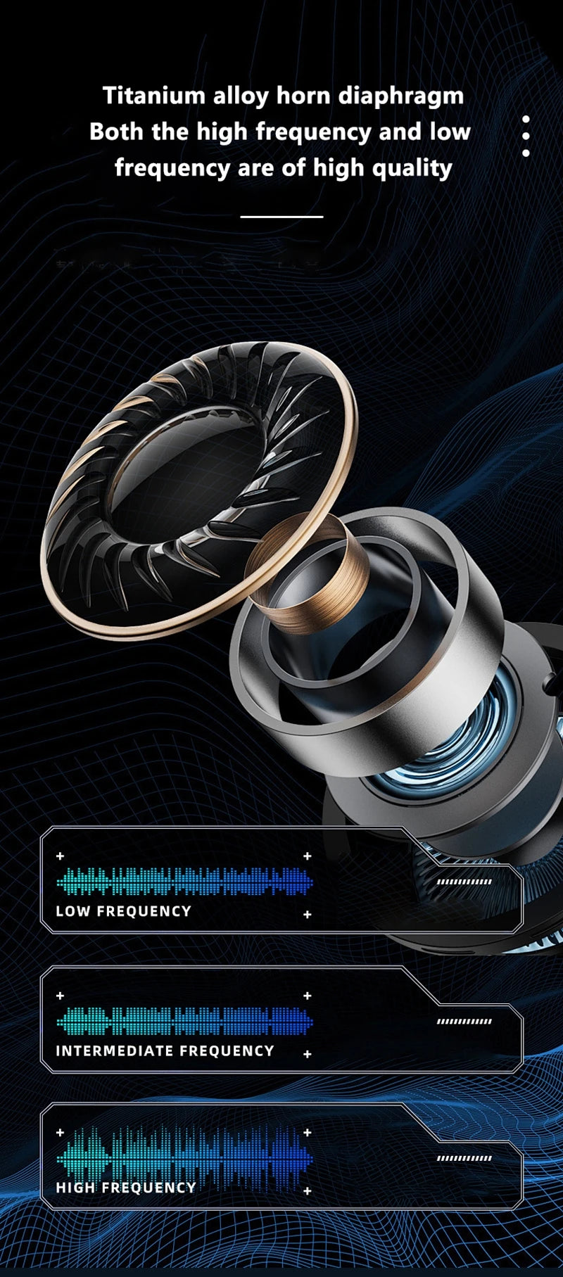 VIVO AI Wireless Bluetooth Earphones with Touch Screen 147 Language AI Translator 8 Hours Battery In-Ear Headphones with Mic