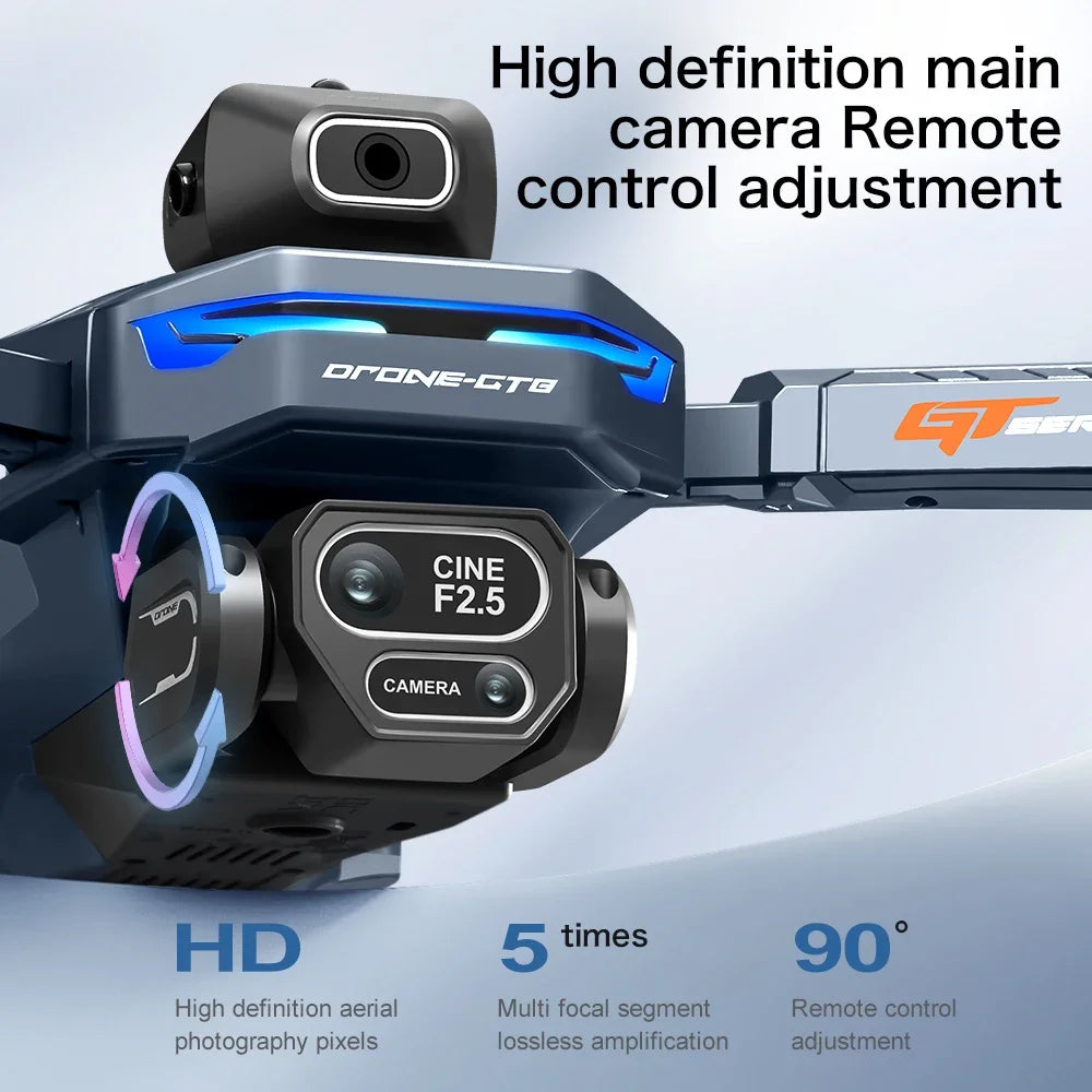 Xiaomi Mijia GT8 FPV Drone 8K HD Three Camera 5G Wifi Brushless Motor Aerial Photography RC Quadcopter with Optical Flow