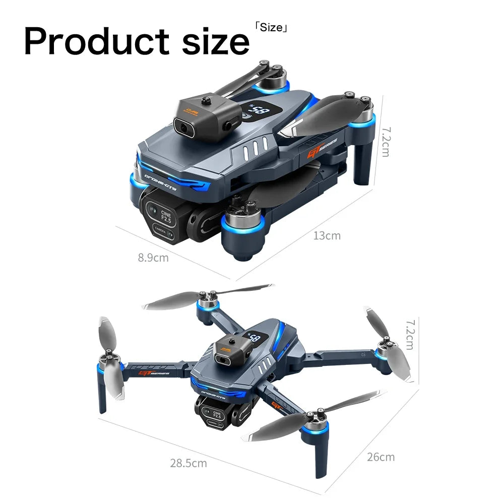 Xiaomi Mijia GT8 FPV Drone 8K HD Three Camera 5G Wifi Brushless Motor Aerial Photography RC Quadcopter with Optical Flow