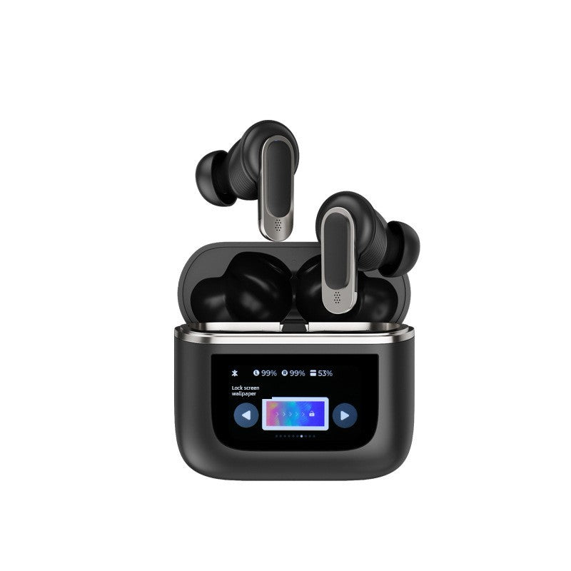 Smart Touch Screen Wireless Bluetooth Headset In-Ear Sports Business High Sound Quality Active Noise Reduction Long Battery Life