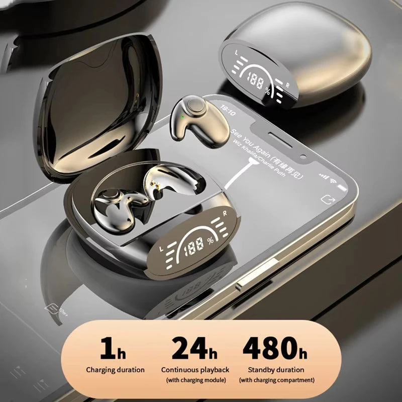 Xiaomi MIJIA Sleep Invisible Headset Noise Cancelling Wireless Headsets Waterproof Sports Stereo With Mic Bluetooth Earohone