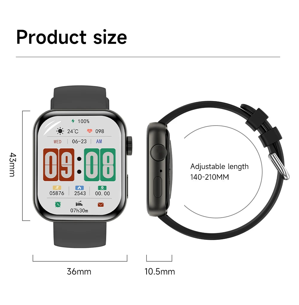 NEW For IOS Watch Series 11 Smart Watch GPS Trajectory Heart Rate Clock HD Bluetooth Call Sport Waterproof Watch Global Version