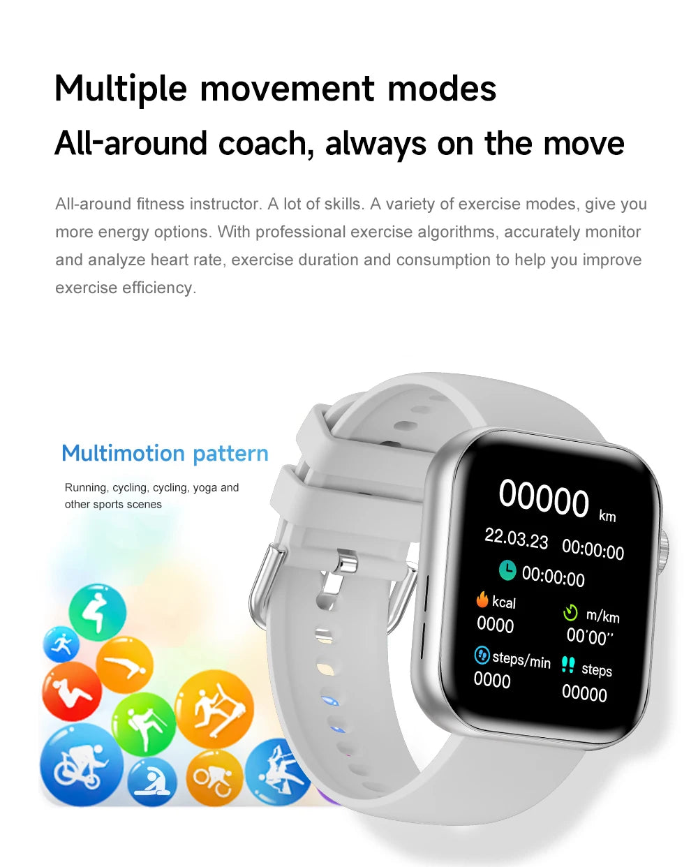 NEW For IOS Watch Series 11 Smart Watch GPS Trajectory Heart Rate Clock HD Bluetooth Call Sport Waterproof Watch Global Version