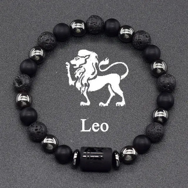 12 Constellation Zodiac Signs Bracelet