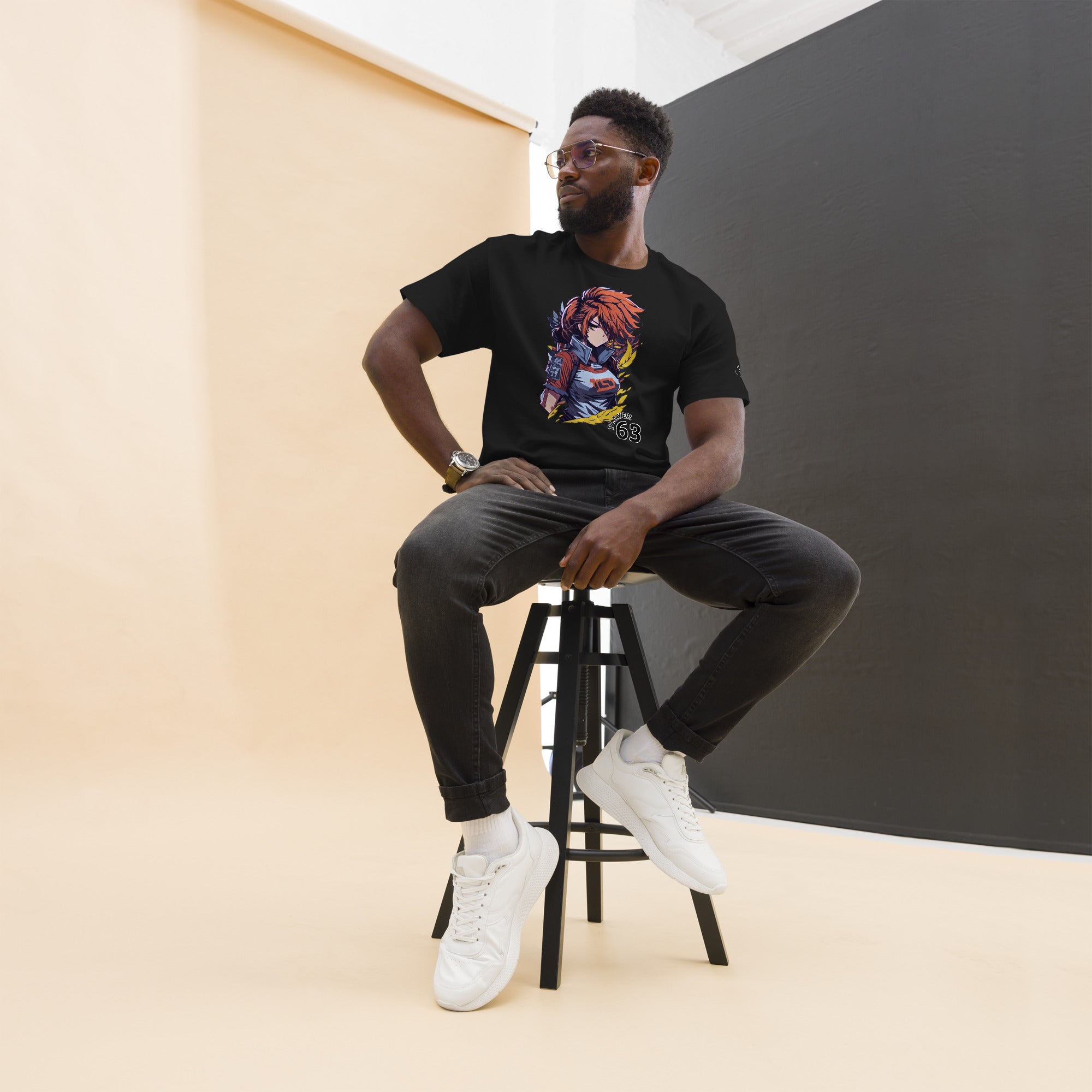 Graphic anime tee