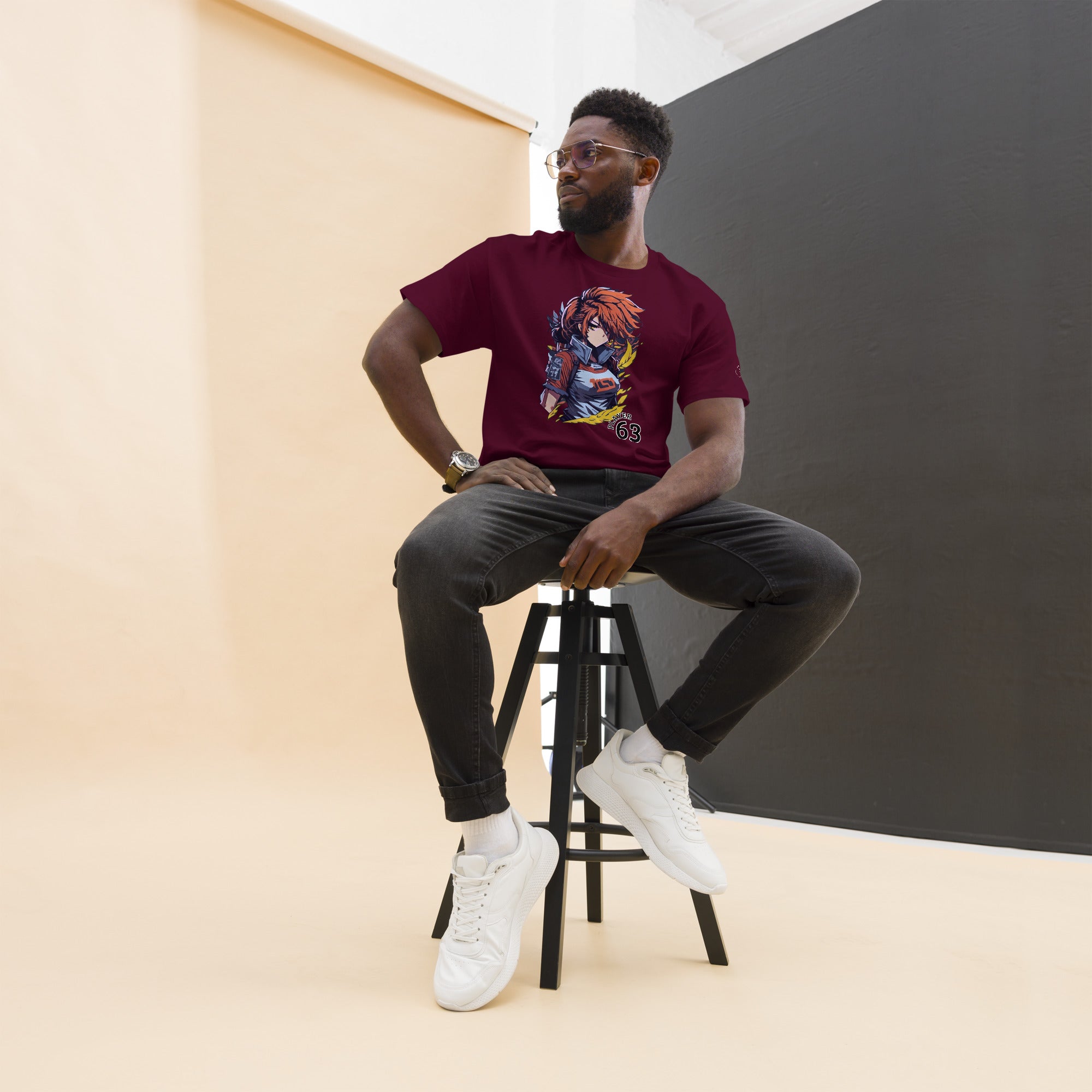 Graphic anime tee
