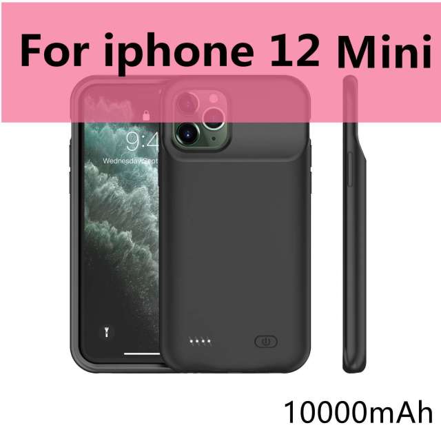 10000mAh Battery Case With Power Bank Charging Cover