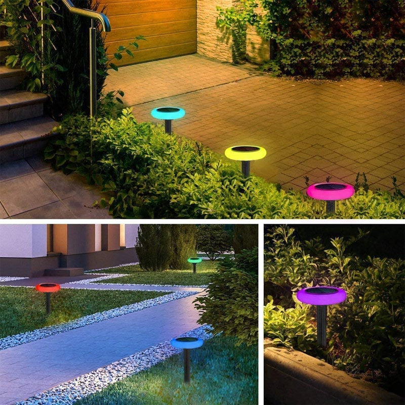 Waterproof Garden Solar Lighting 7 Colors Led
