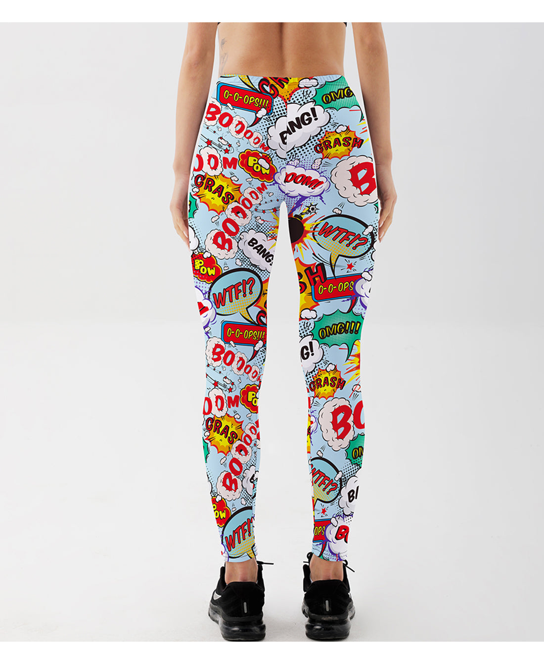 3D Printed Leggings Push Up Leggins Sport Women Fitness Running Pants Cartoon Comic Game Styles Girl Leggins