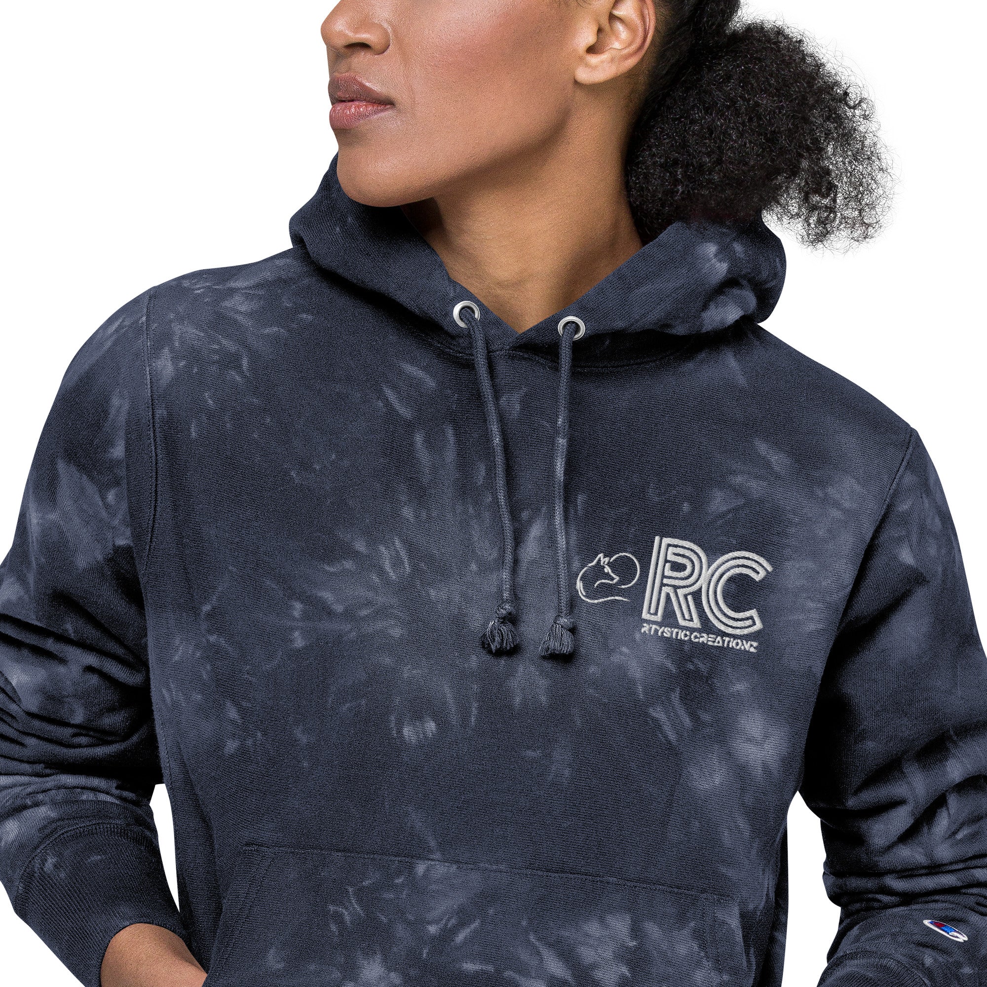 Unisex Champion tie-dye hoodie