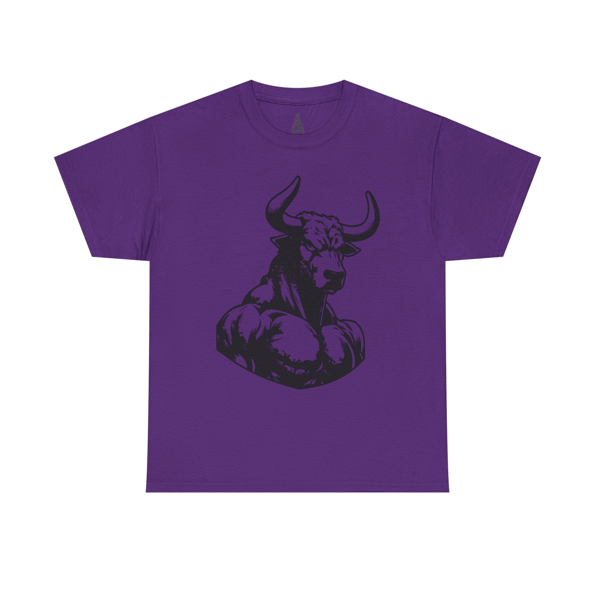 Unisex Heavy Cotton Tee - No Bullness Est 2025, Motivational Workout Shirt, Gym Apparel, Fitness Gift, Bull Design Tee