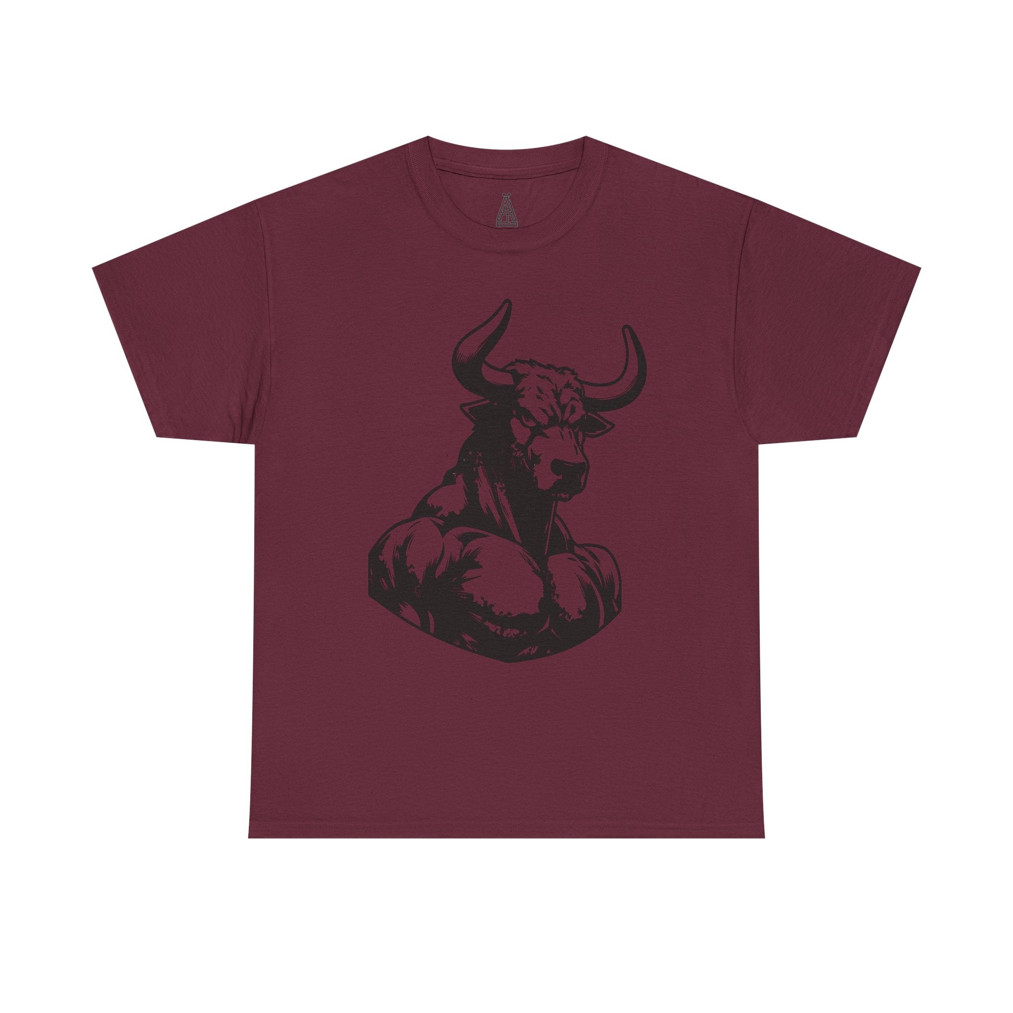 Unisex Heavy Cotton Tee - No Bullness Est 2025, Motivational Workout Shirt, Gym Apparel, Fitness Gift, Bull Design Tee