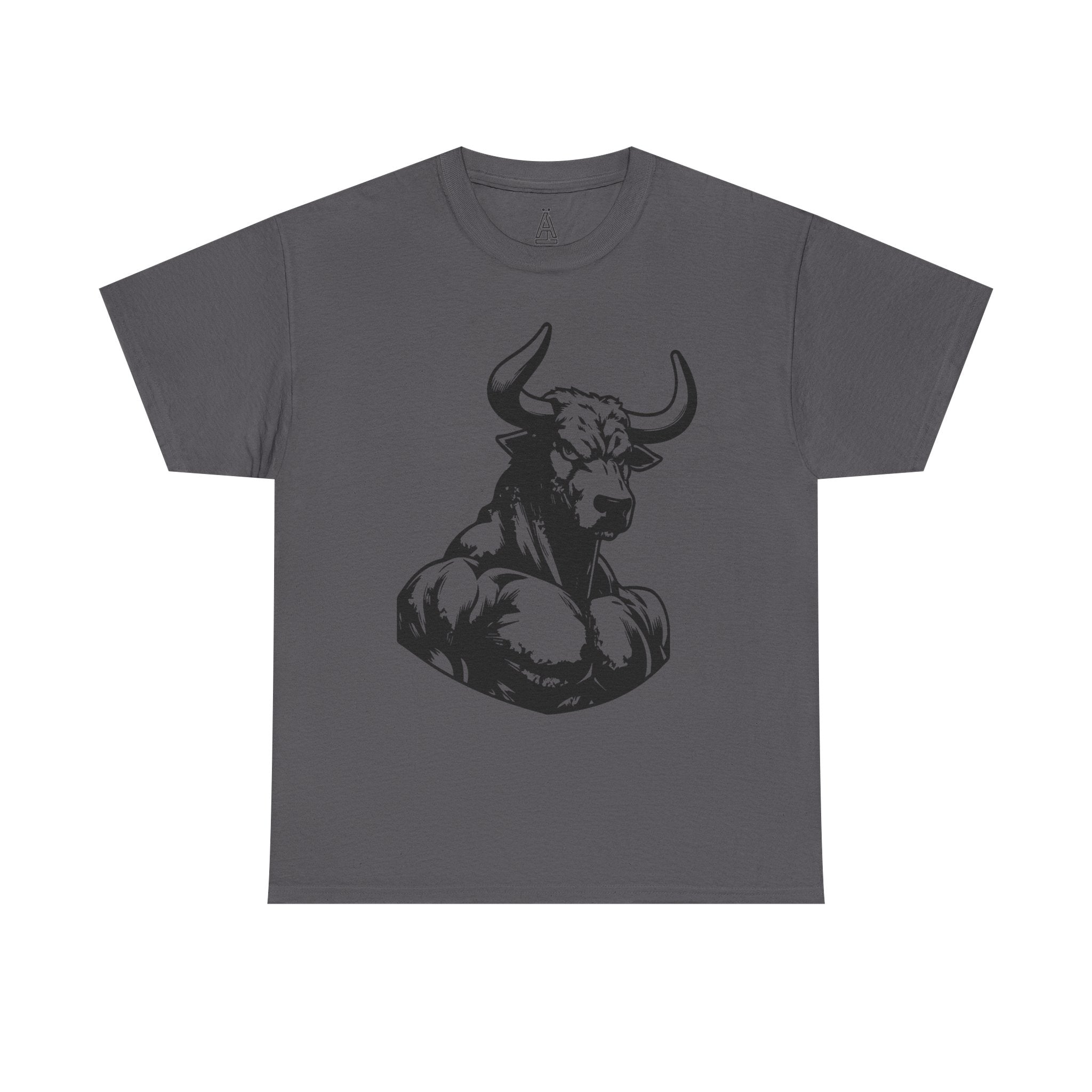 Unisex Heavy Cotton Tee - No Bullness Est 2025, Motivational Workout Shirt, Gym Apparel, Fitness Gift, Bull Design Tee