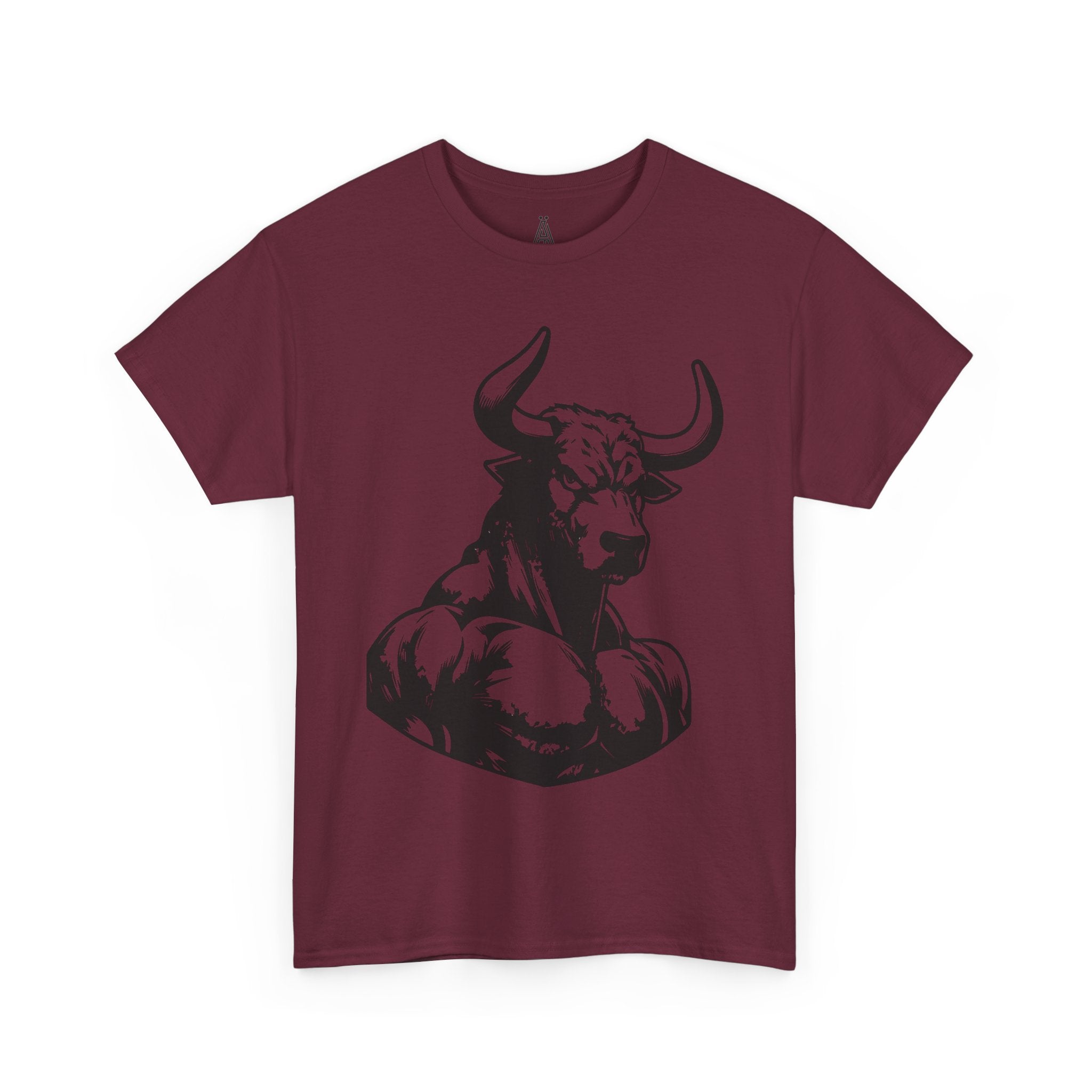 Unisex Heavy Cotton Tee - No Bullness Est 2025, Motivational Workout Shirt, Gym Apparel, Fitness Gift, Bull Design Tee