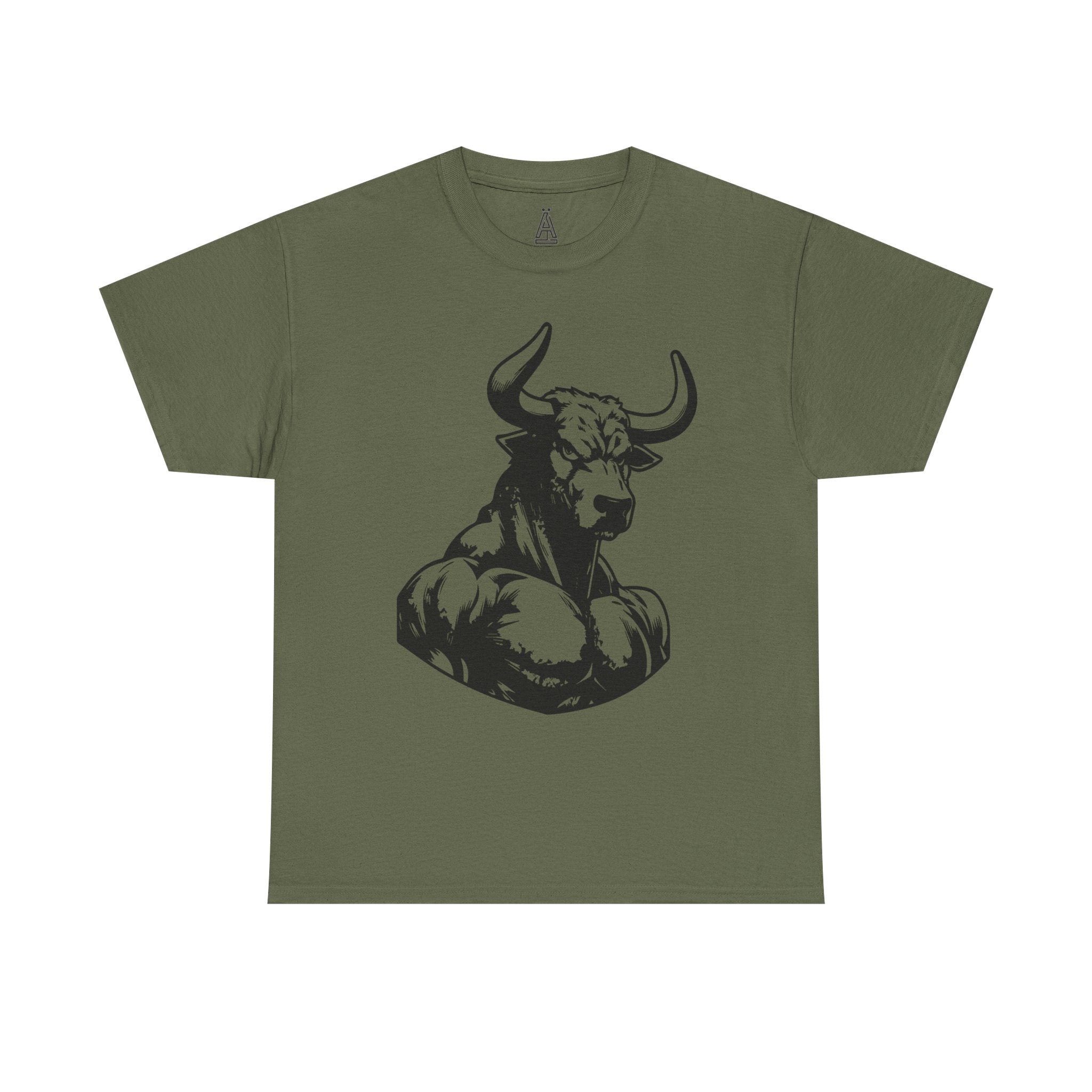 Unisex Heavy Cotton Tee - No Bullness Est 2025, Motivational Workout Shirt, Gym Apparel, Fitness Gift, Bull Design Tee