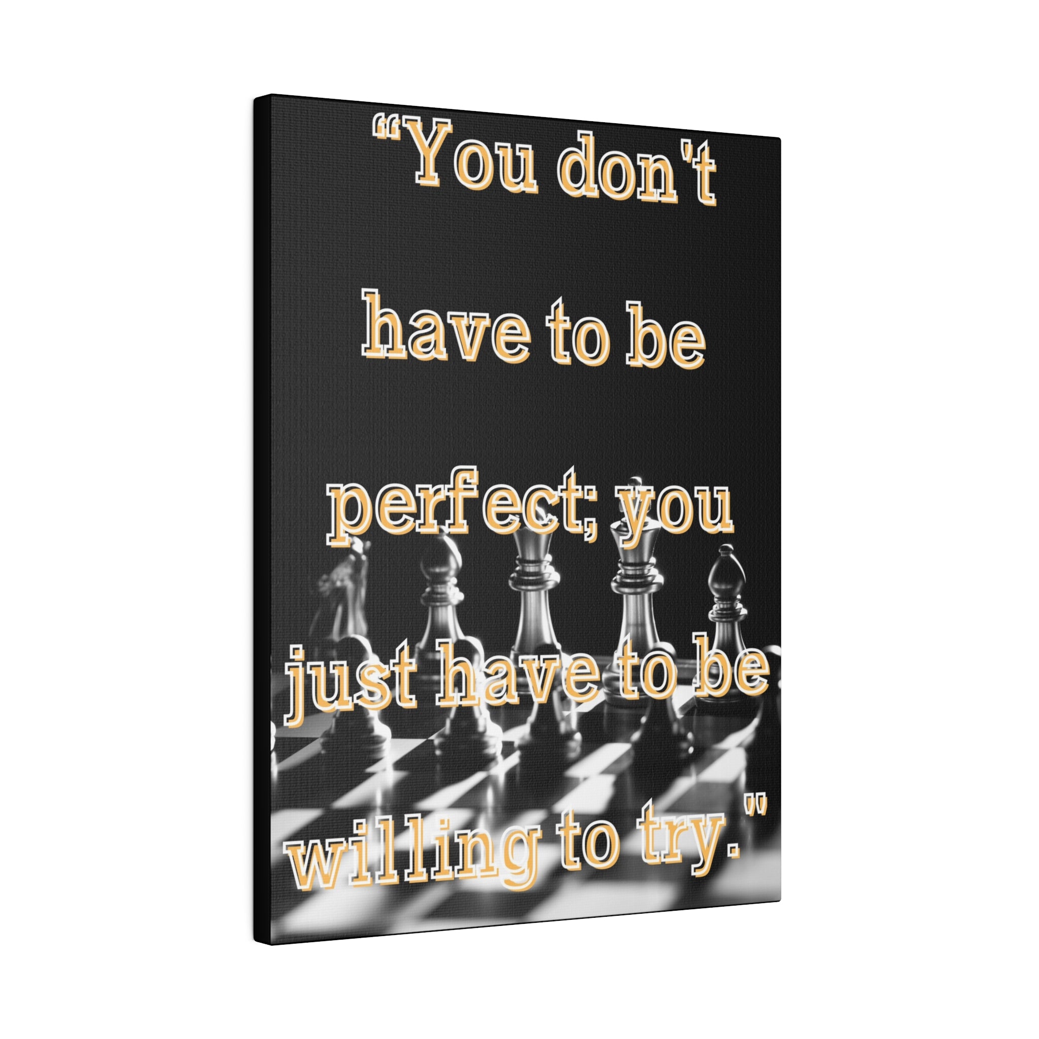 Not Perfect Canvas