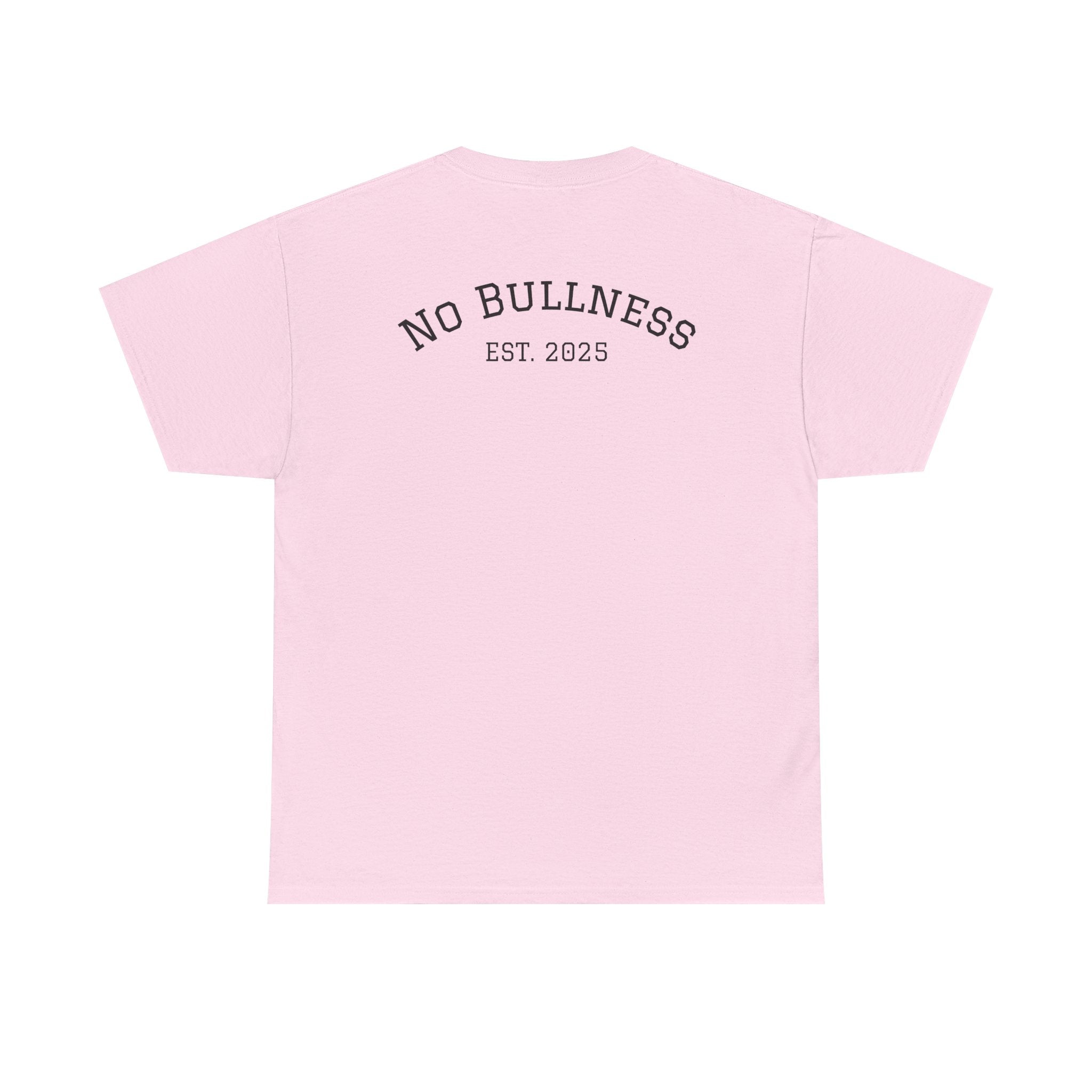 Unisex Heavy Cotton Tee - No Bullness Est 2025, Motivational Workout Shirt, Gym Apparel, Fitness Gift, Bull Design Tee